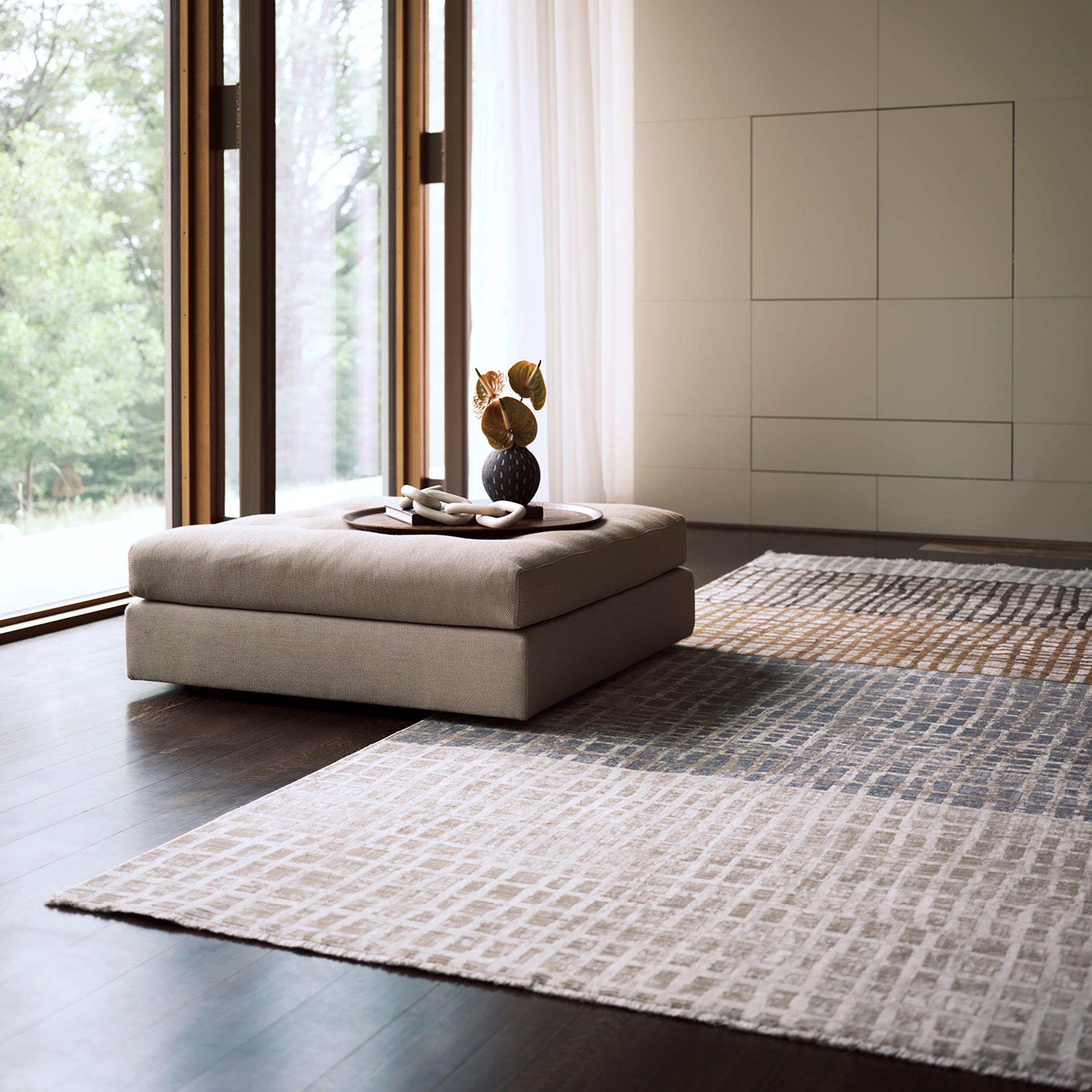 Park Abstract Checked Area Rug - Image 8