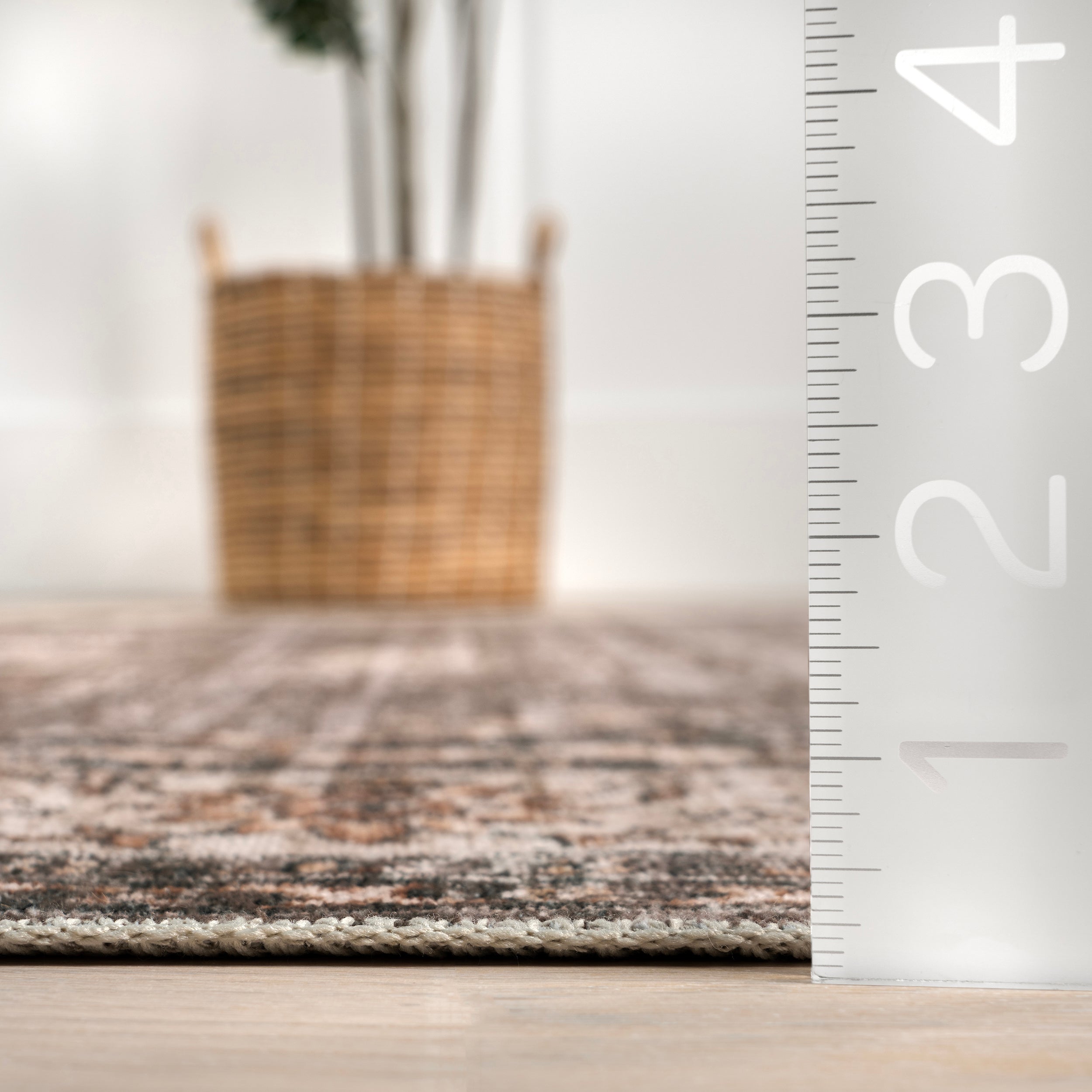 Rosewood Vintage Machine Washable Area Rug - Image 21