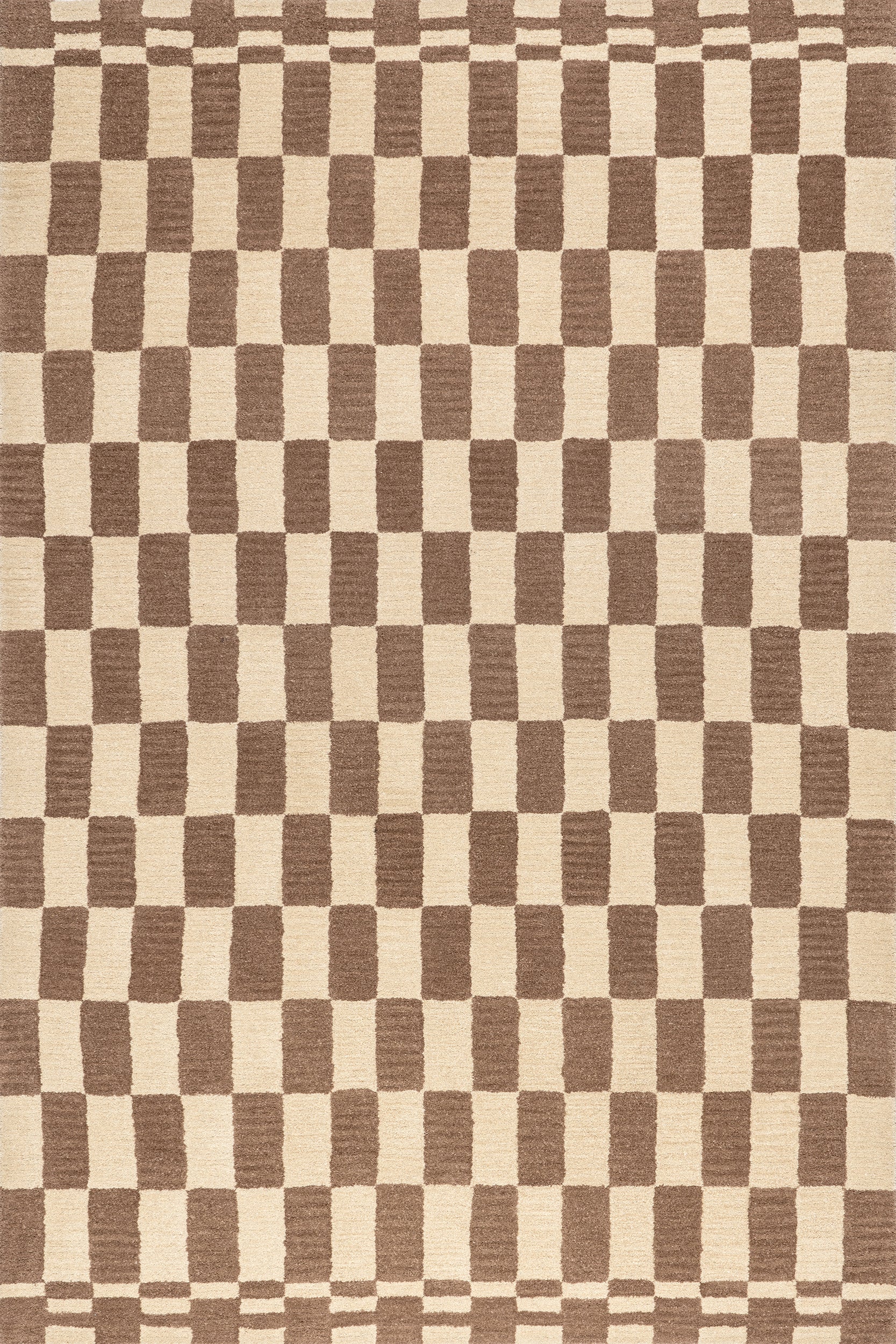 Kia Checkerboard Wool Area Rug - Image 17