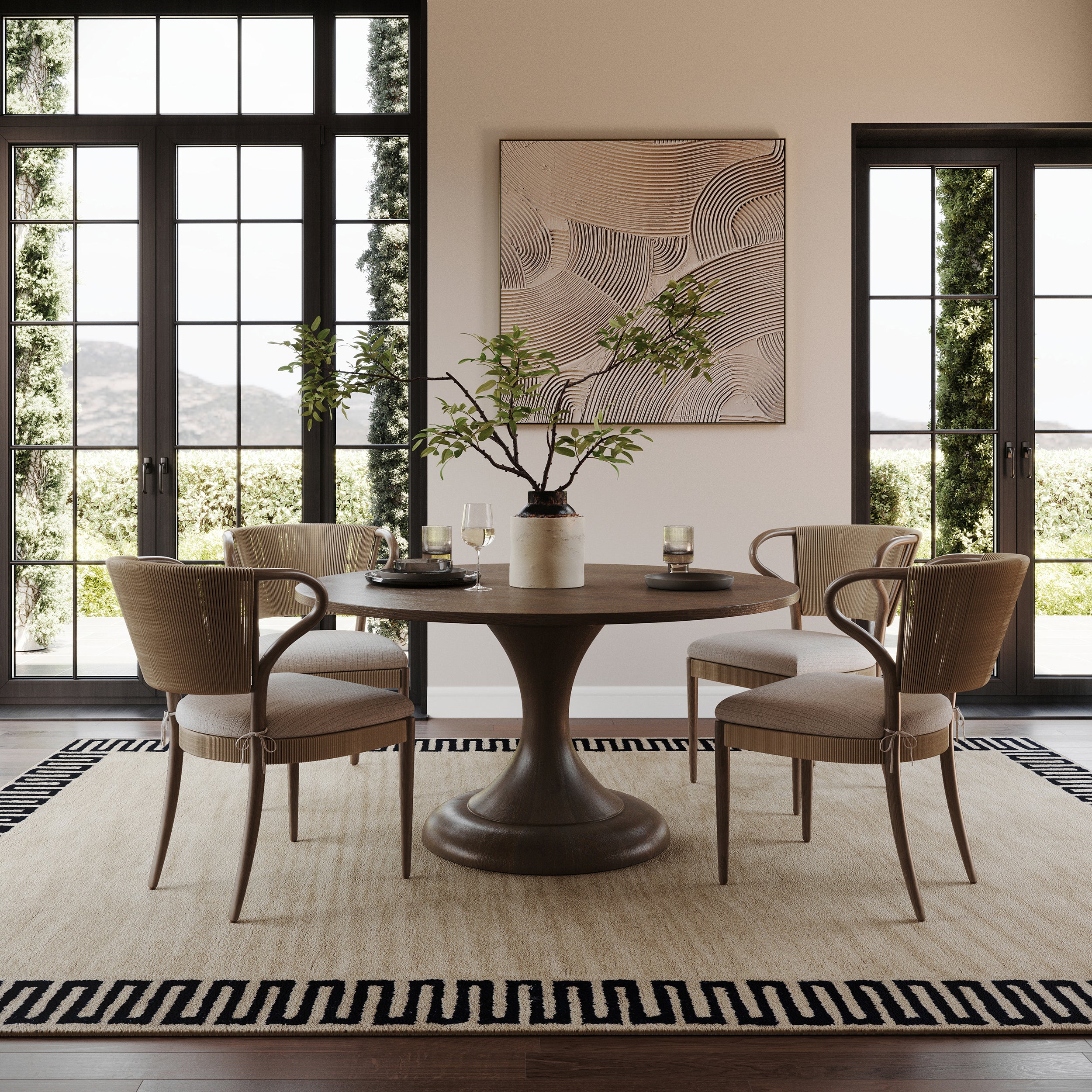Nuloom Renata Fleuron Bordered Wool Rug - Image 17