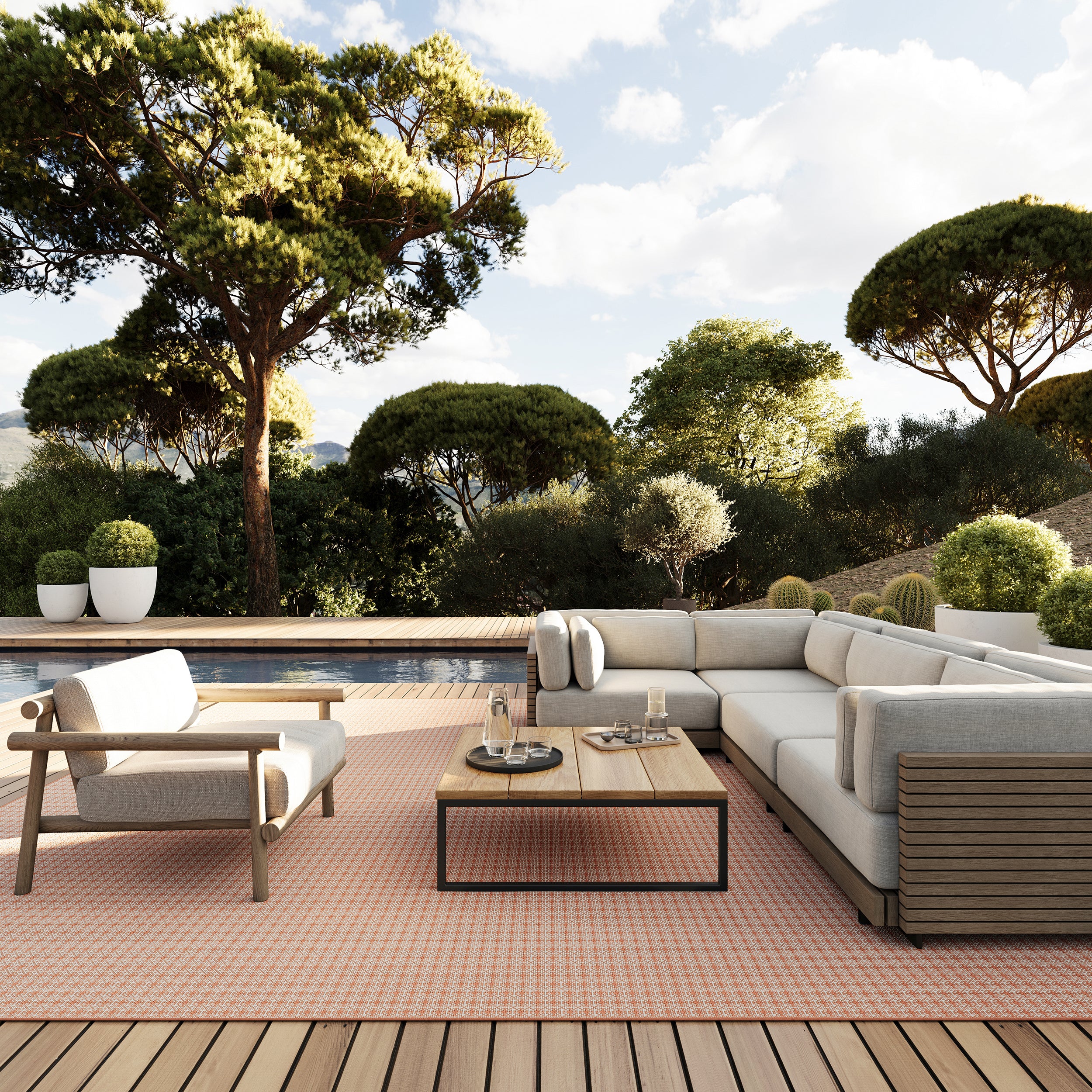 Tirzah Modern Indoor/Outdoor Rug - Image 2