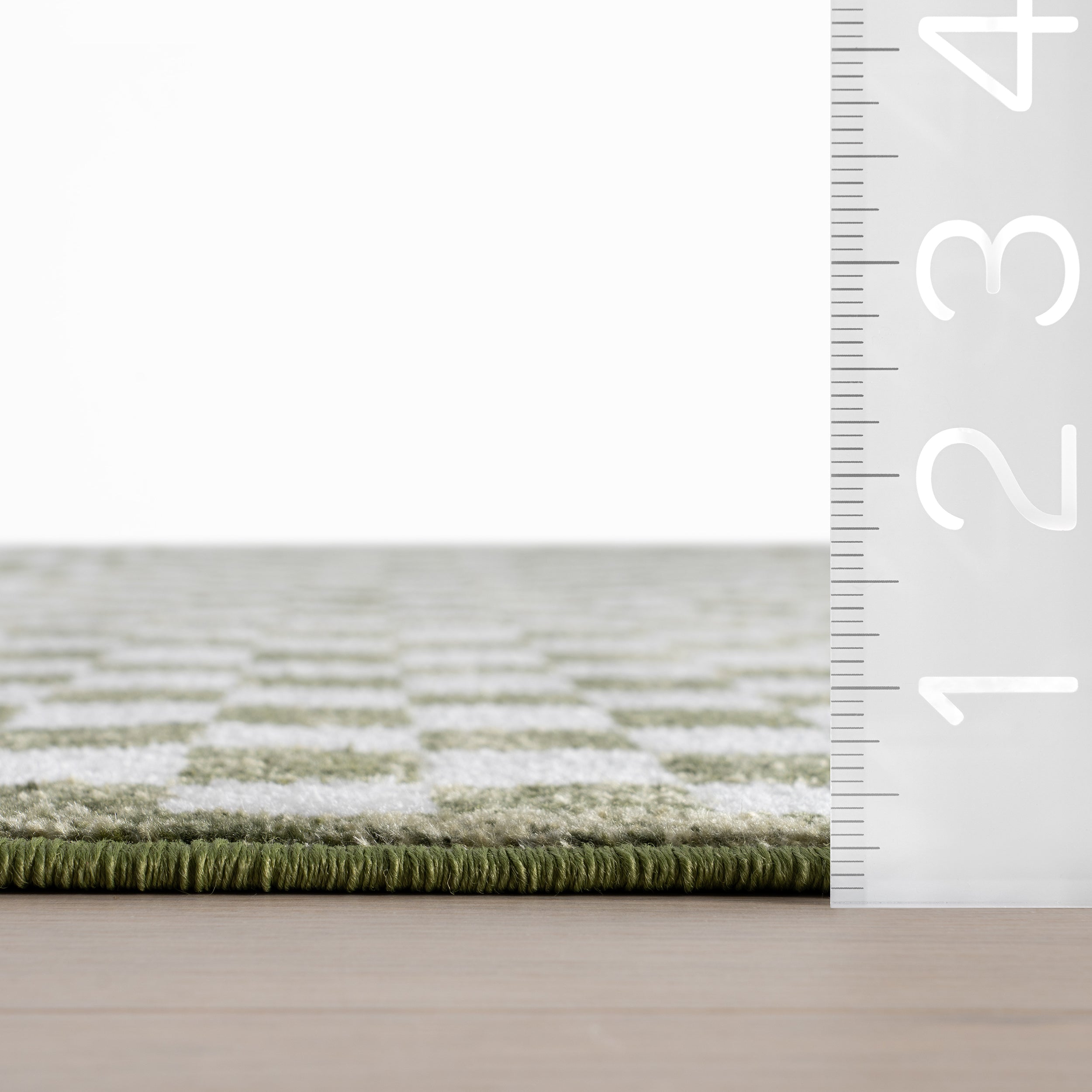 Nikita Faded Geometric Machine Washable Area Rug - Image 22