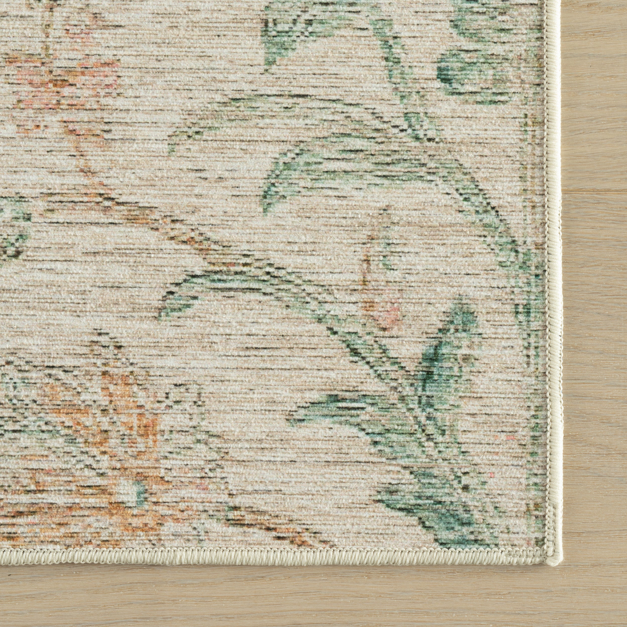 Nuloom Mirzelle Floral Transitional Washable Area Rug - Image 4