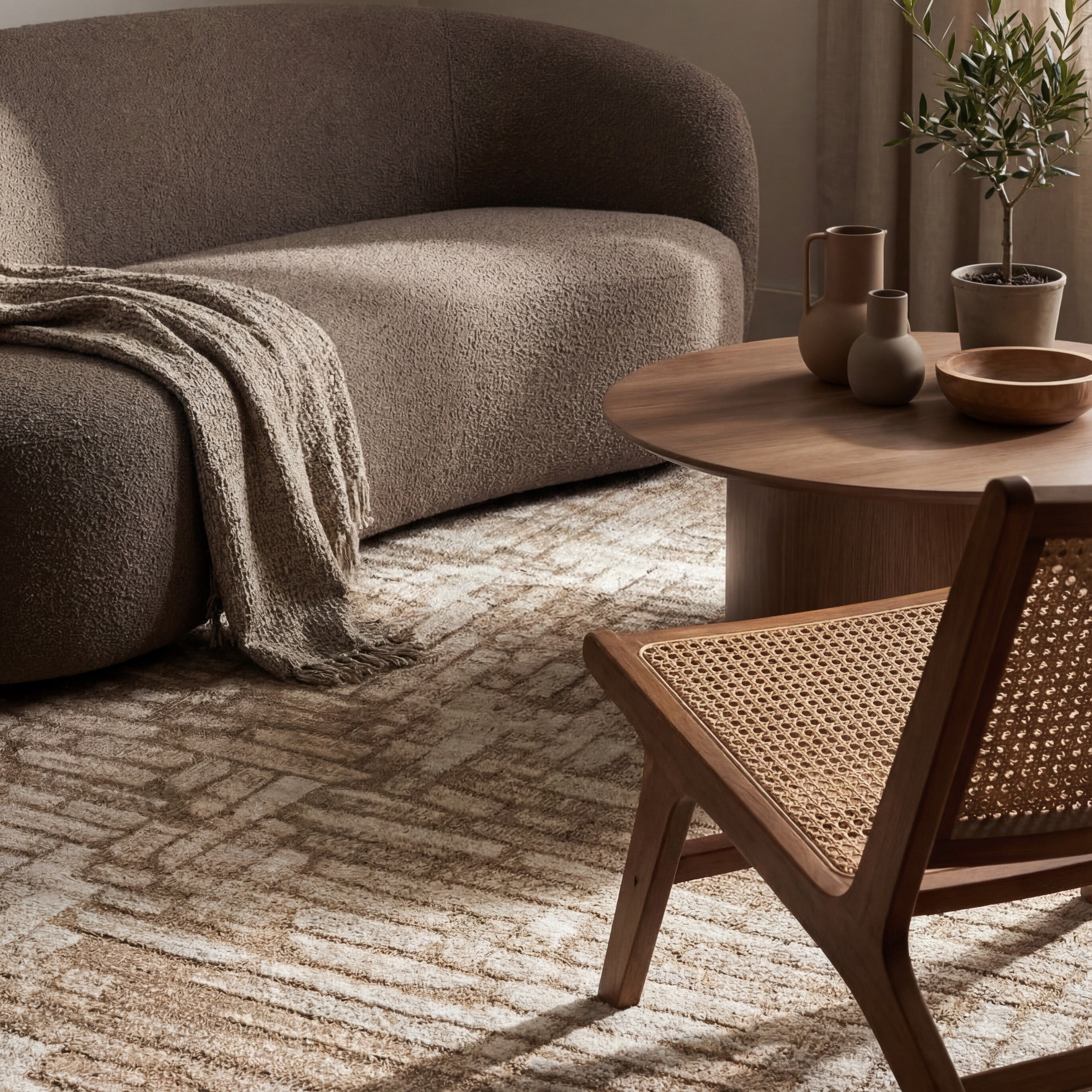 nuLOOM Leontine Rustic Abstract Washable Area Rug - Image 9