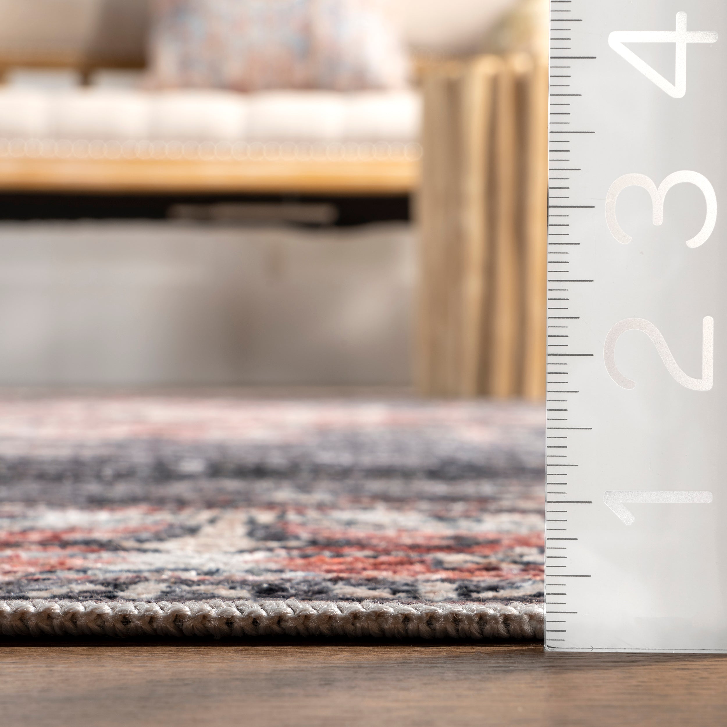 Wild Orchid Machine Washable Area Rug - Image 3