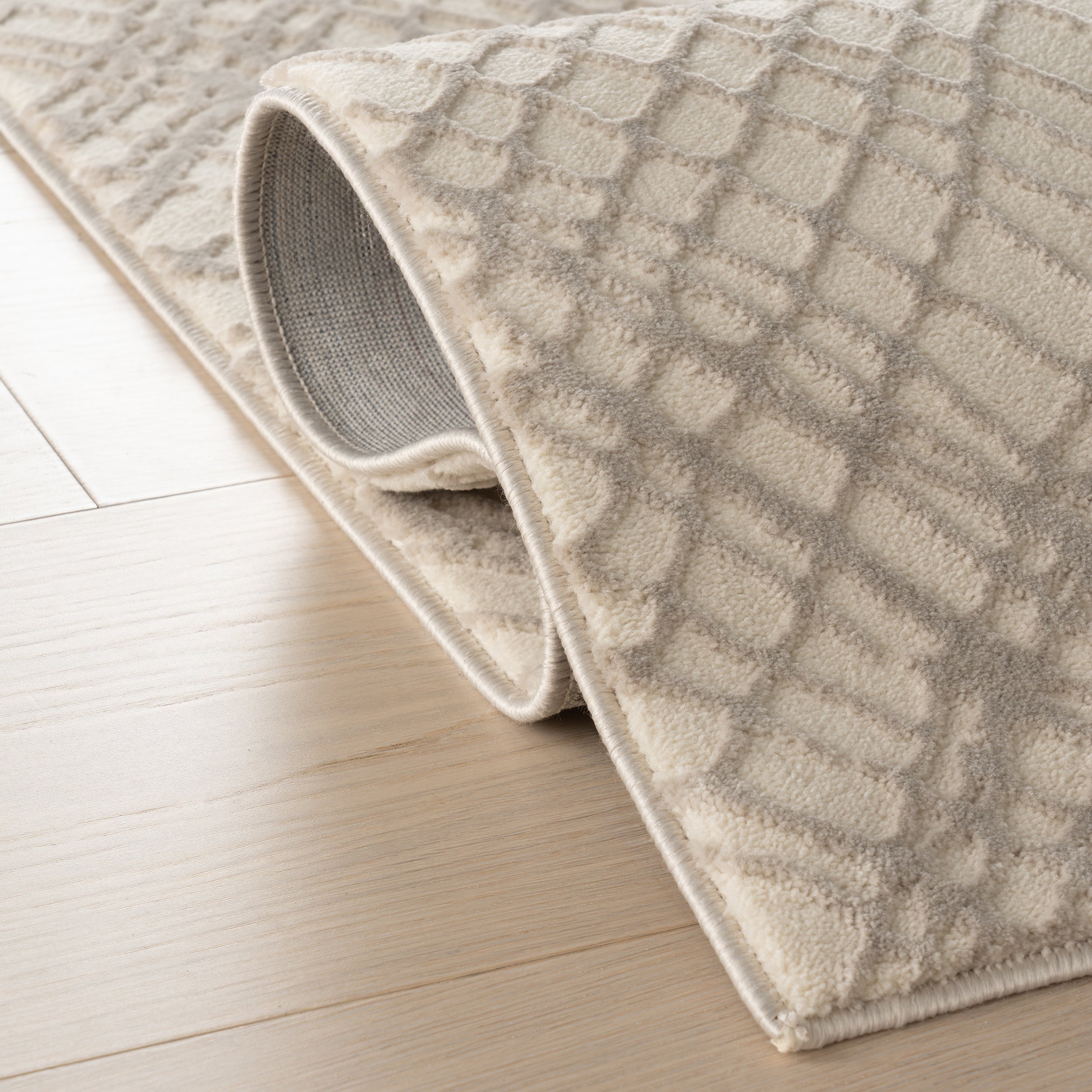 Amireth Textured Checkered Area Rug - Image 4