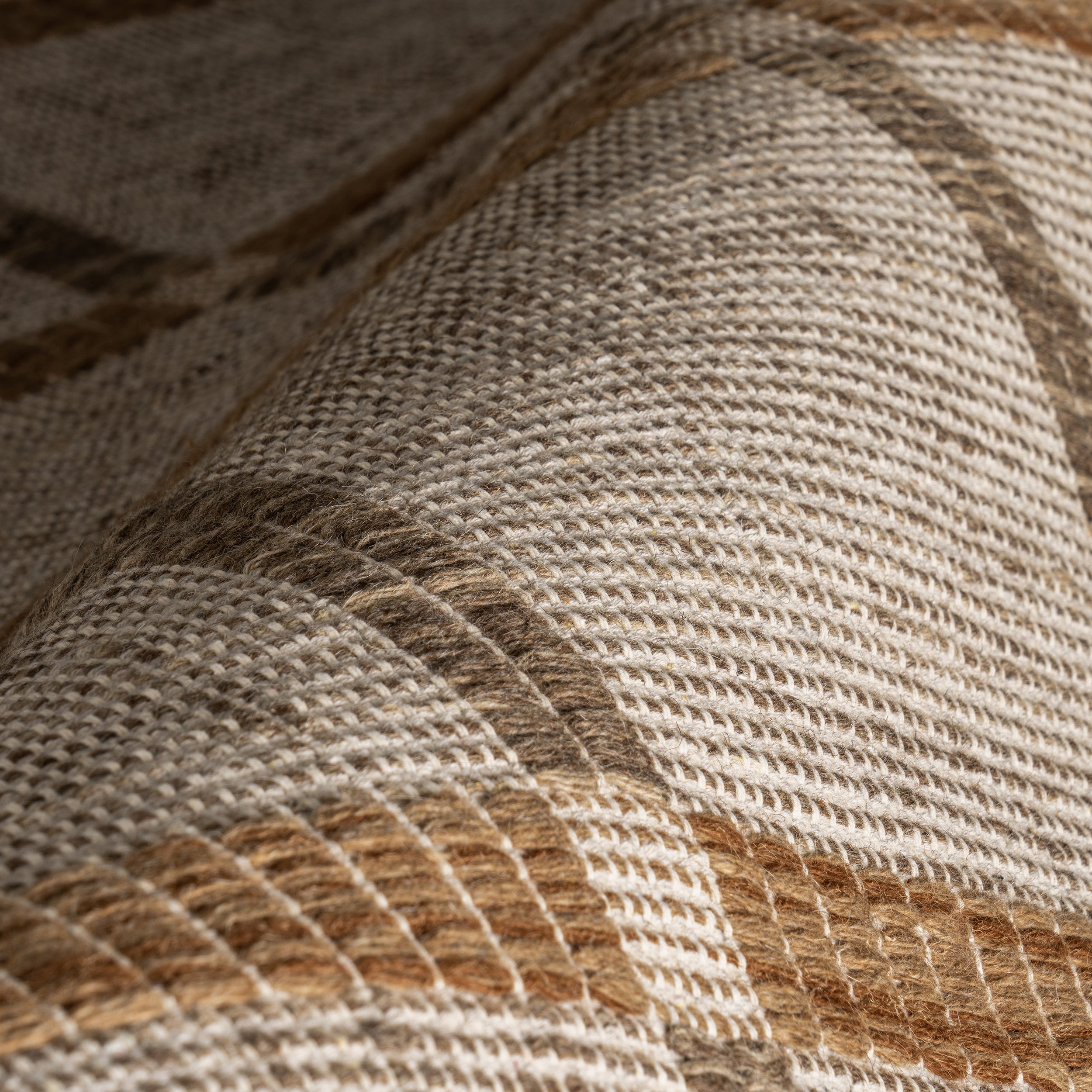 Annie Plaid Wool and Cotton Area Rug - Image 5