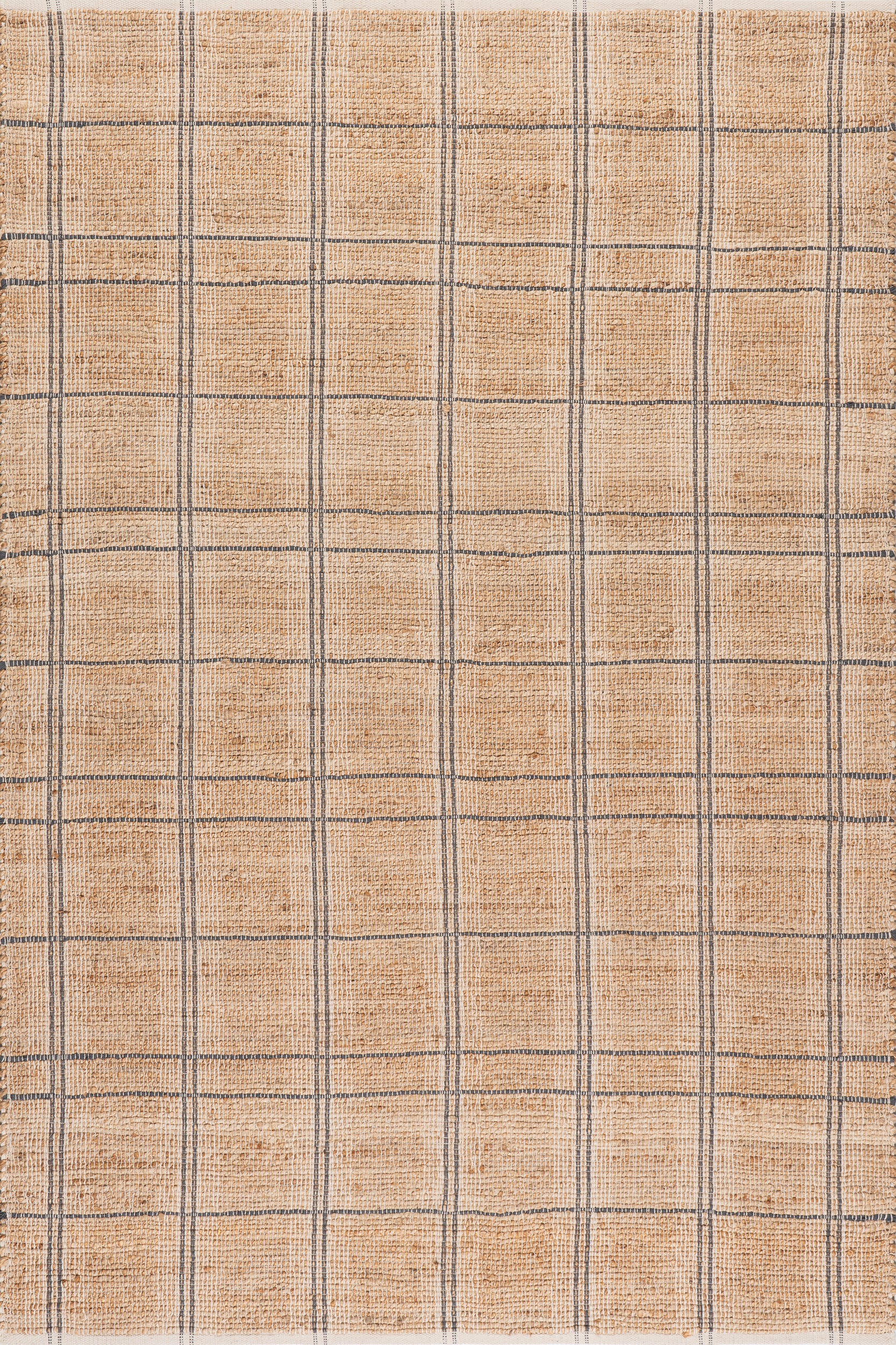 Oscar Plaid Jute Area Rug