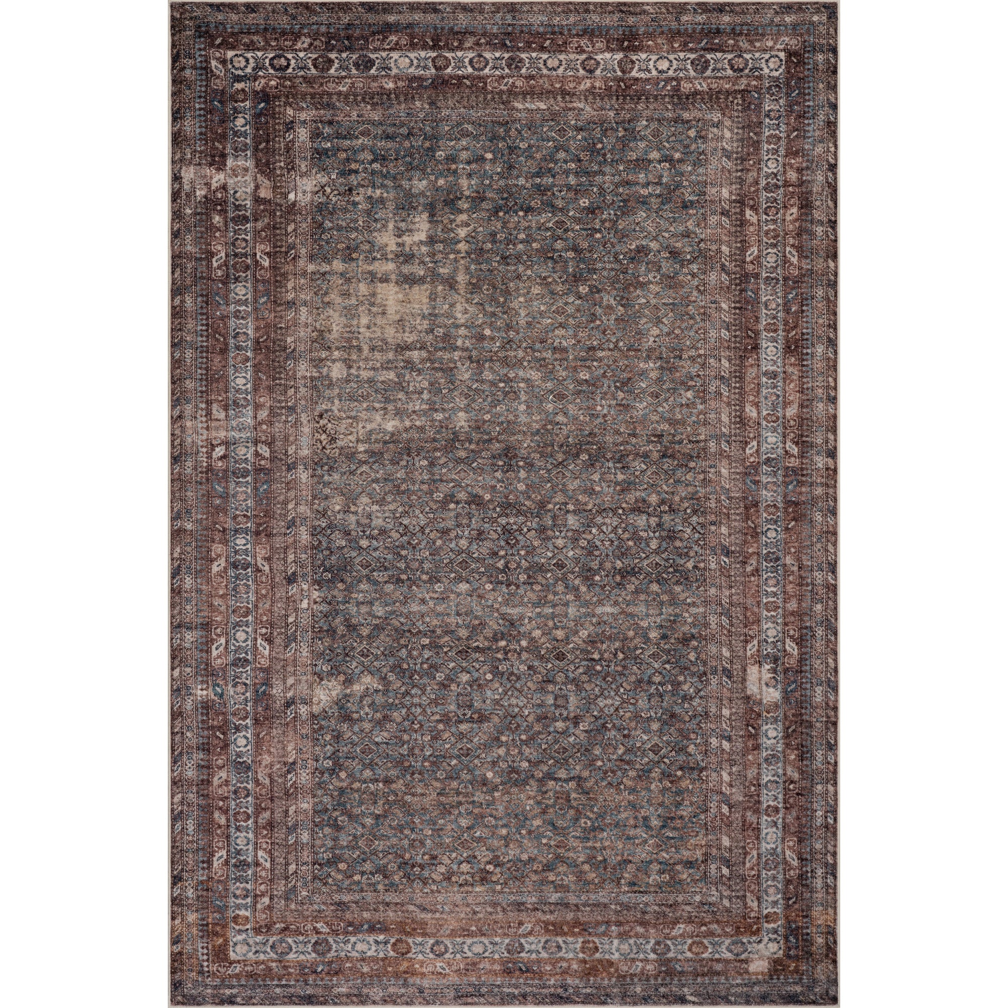 Nuloom Vionnet Bordered Traditional Washable Area Rug