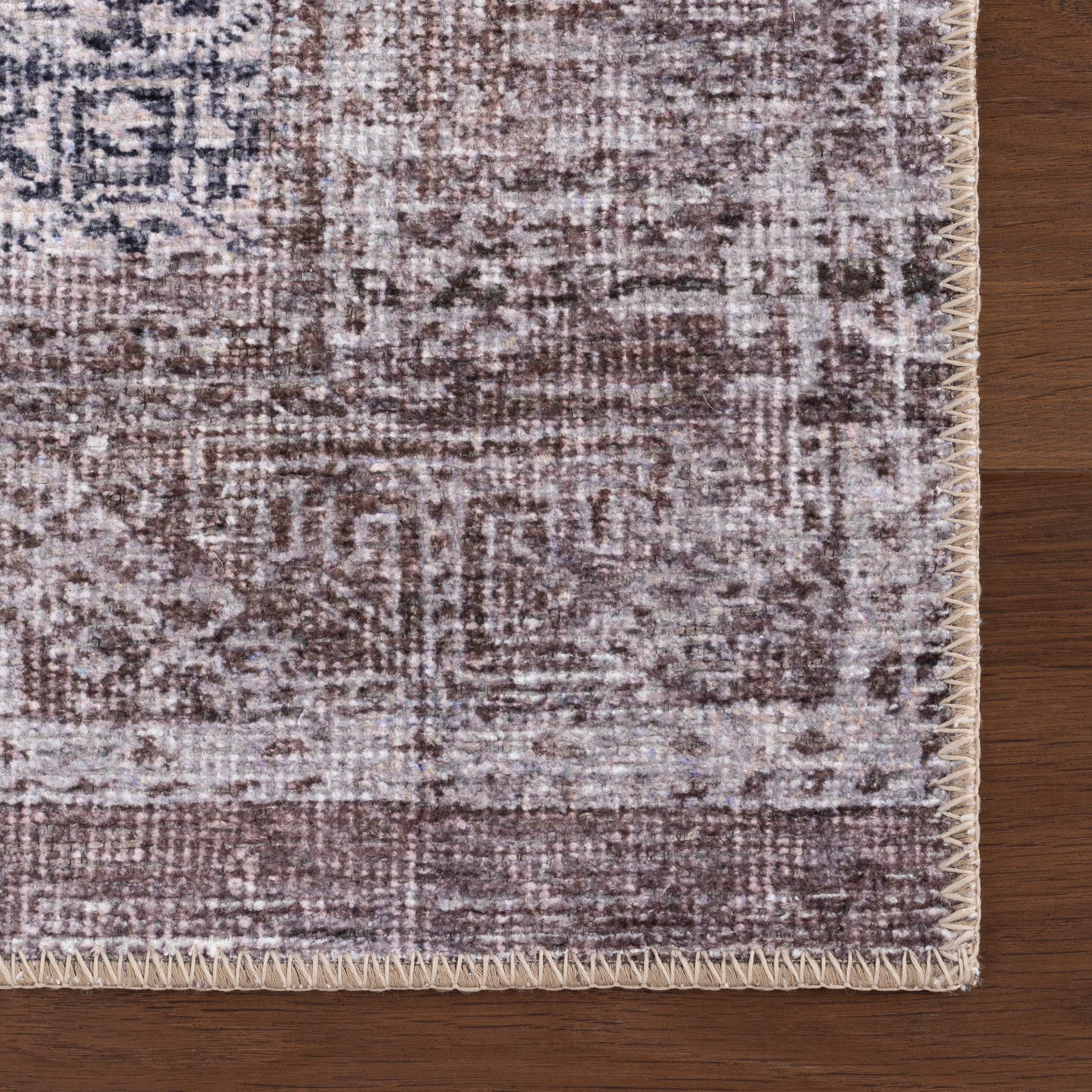 Alveris Vintage & Distressed Washable Rug - Image 6