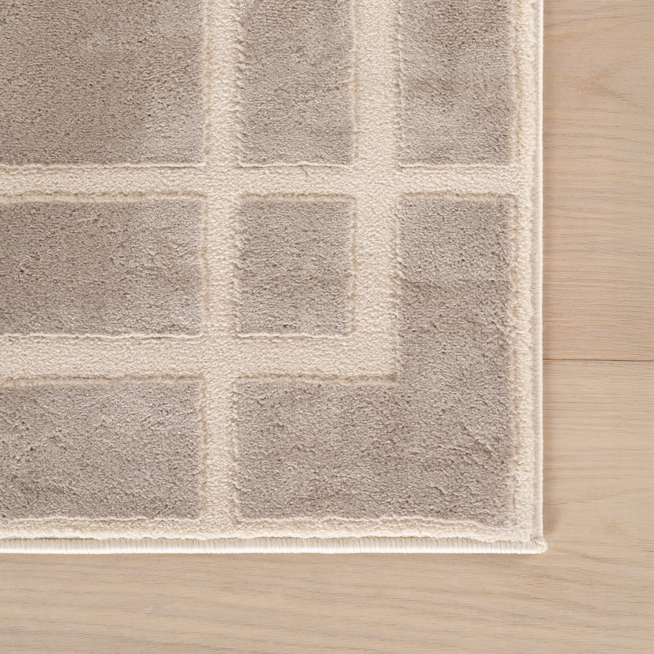 Lunara Textured Checkered Area Rug - Image 15