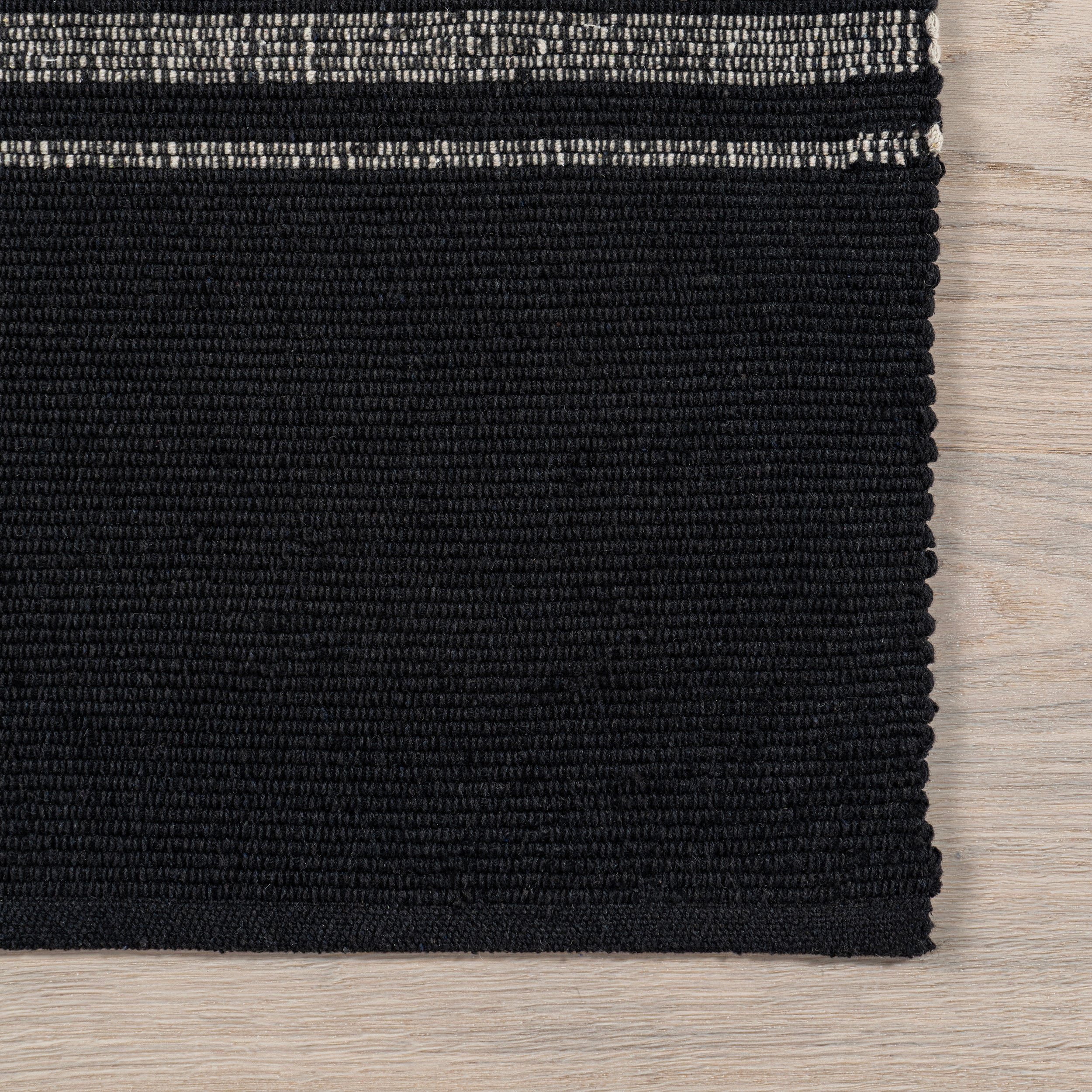 Bergamot Striped Cotton Area Rug - Image 19
