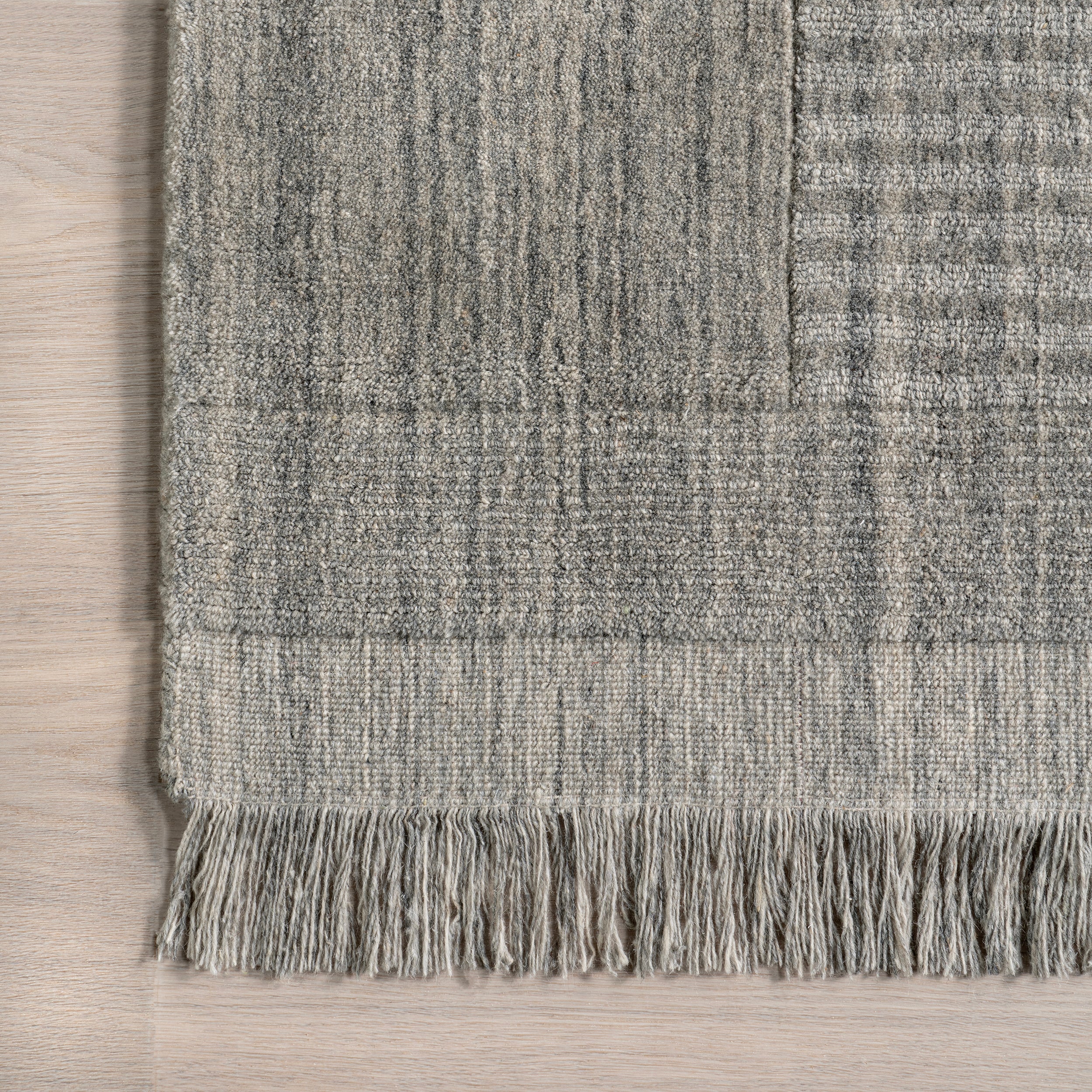 Mozai Fringed Wool-Blend Area Rug - Image 5