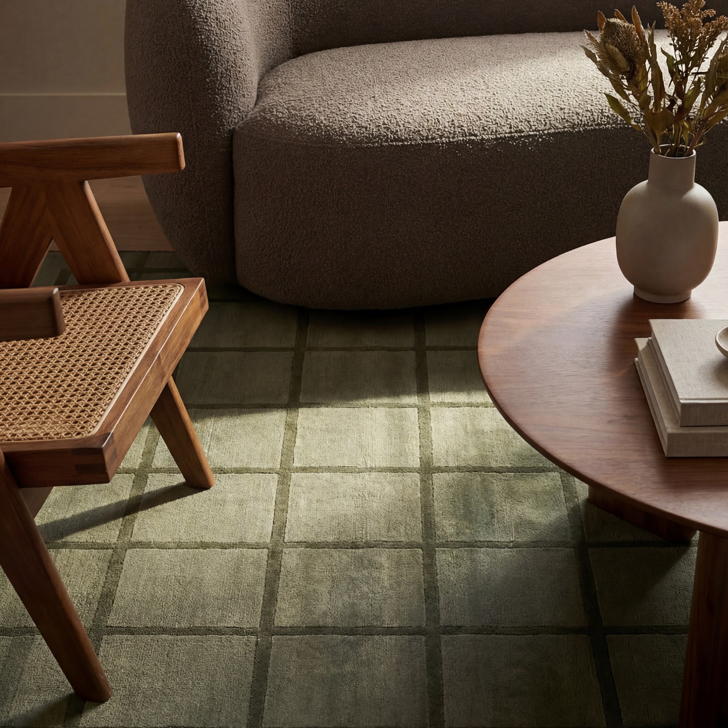 Lunara Textured Checkered Area Rug - Image 9