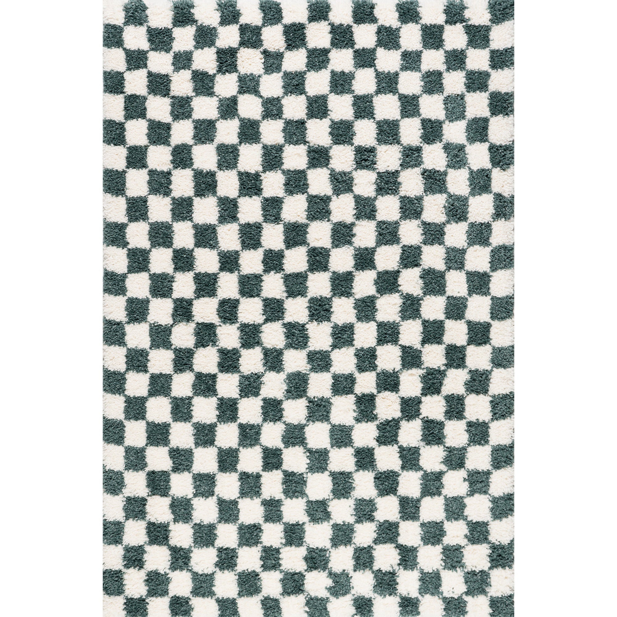 nuLOOM Adelaide Mid-Century Checkered Shag Area Rug - Image 11