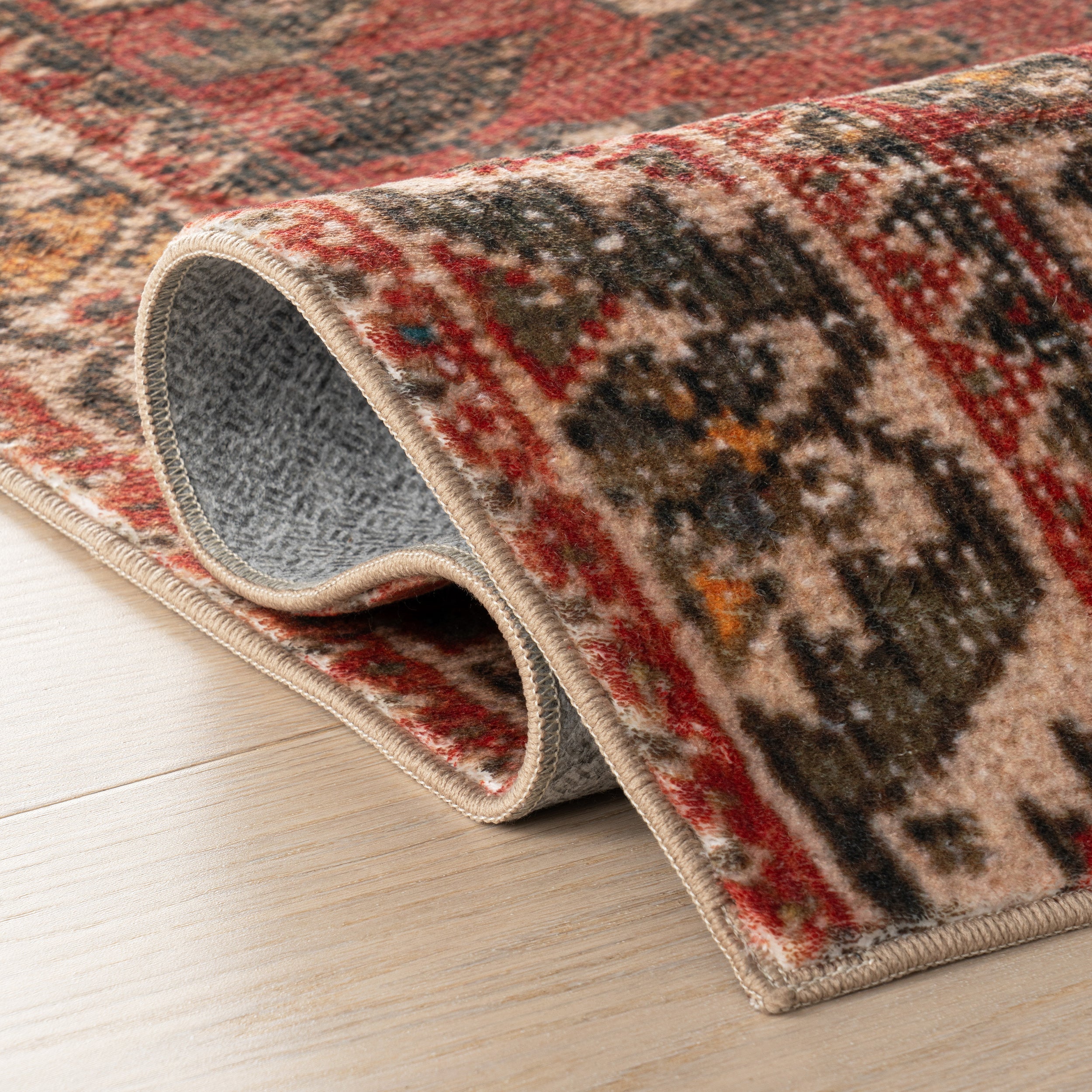 Nuloom Xavia Medallion Washable Area Rug - Image 4