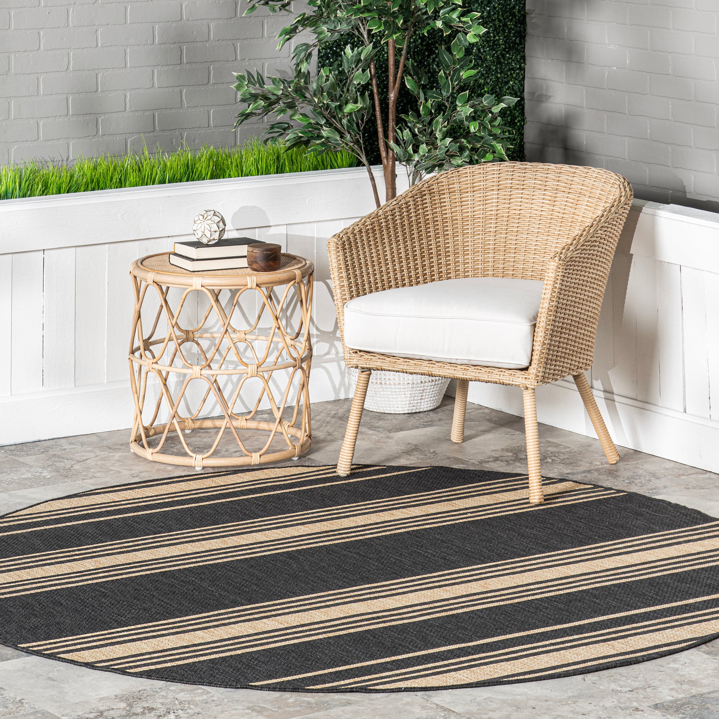 Romy Striped Indoor/Outdoor Area Rug - Image 29