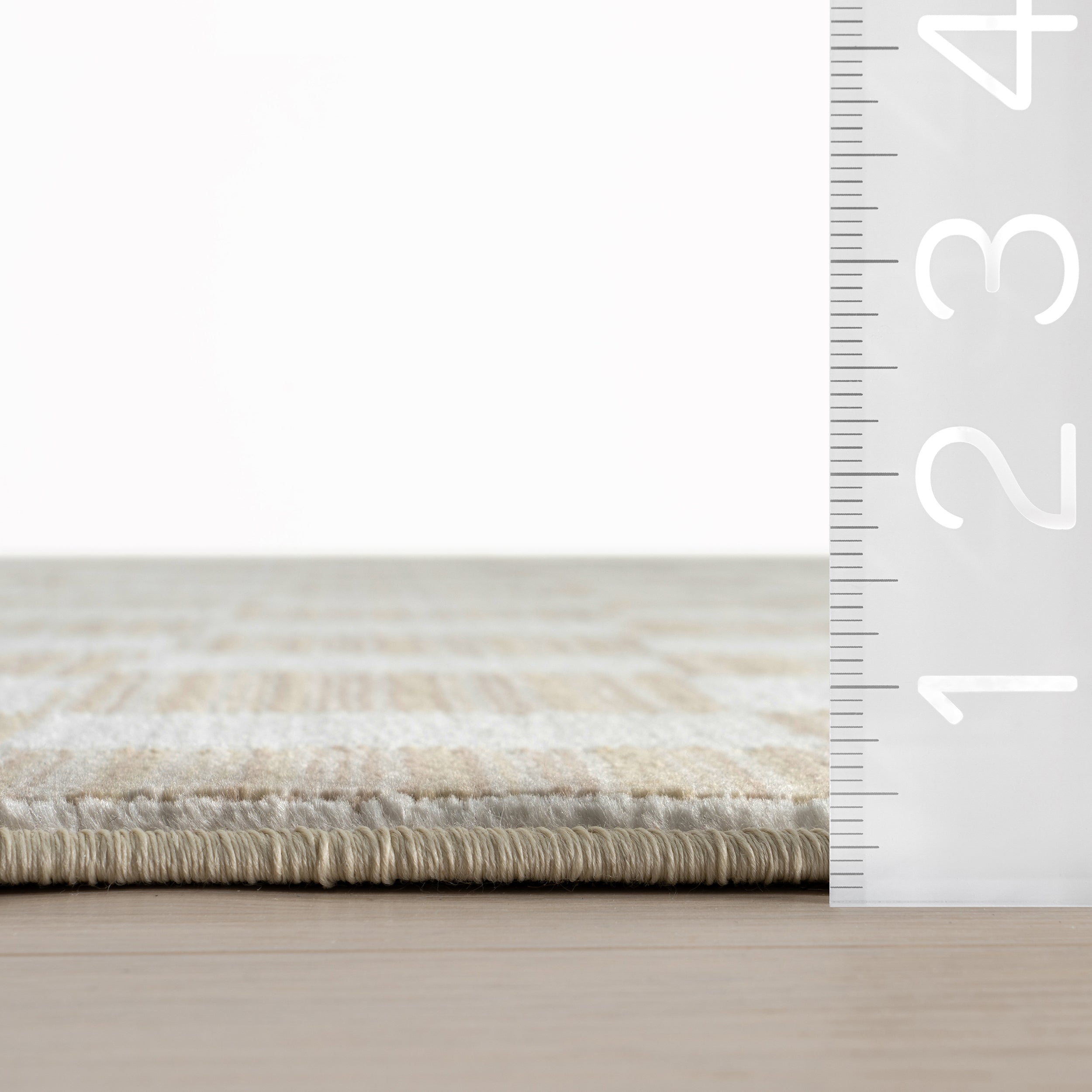 Dominique Abstract Checkered Fringe Area Rug - Image 21