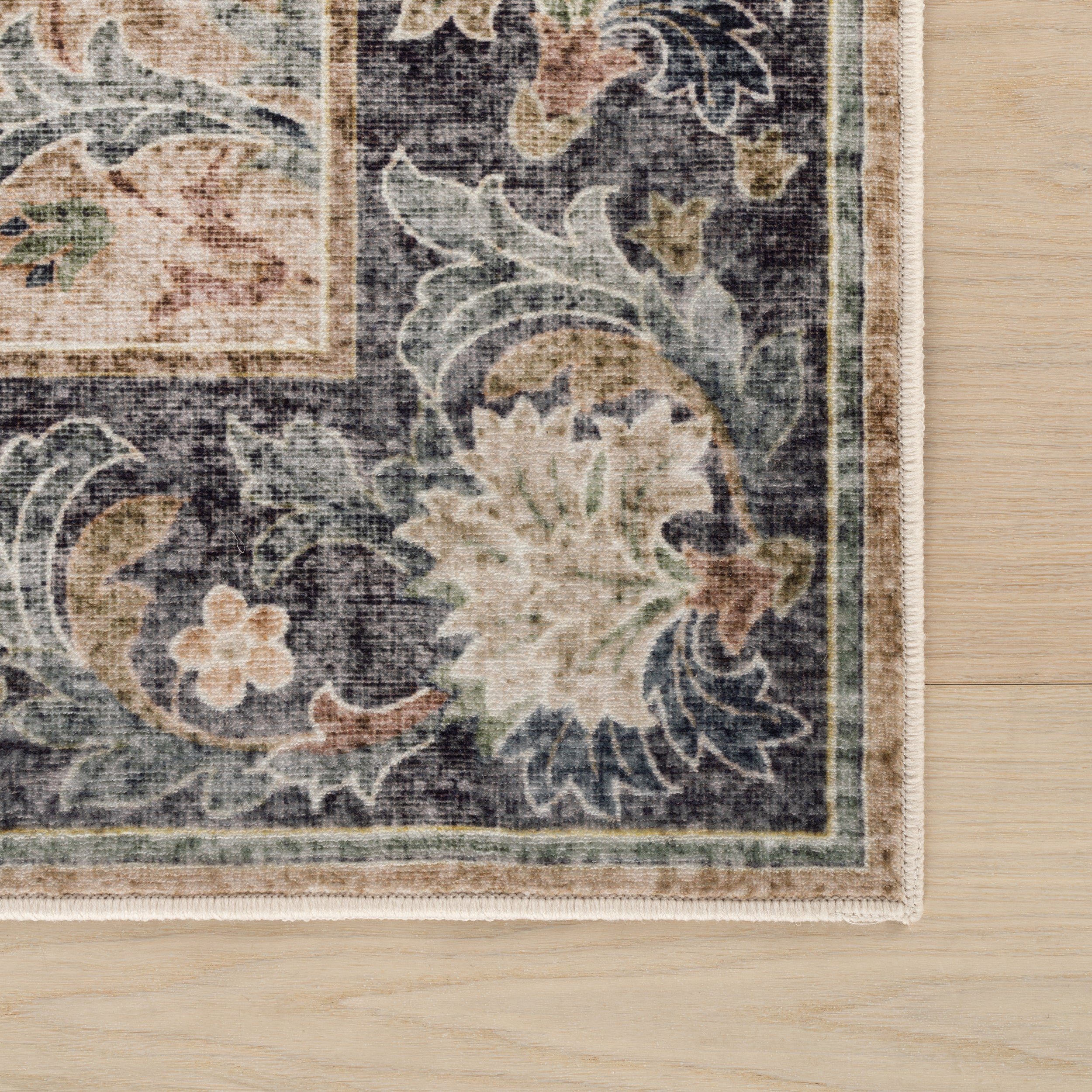 Nuloom Carivelle Floral & Paisley Washable Rug - Image 6