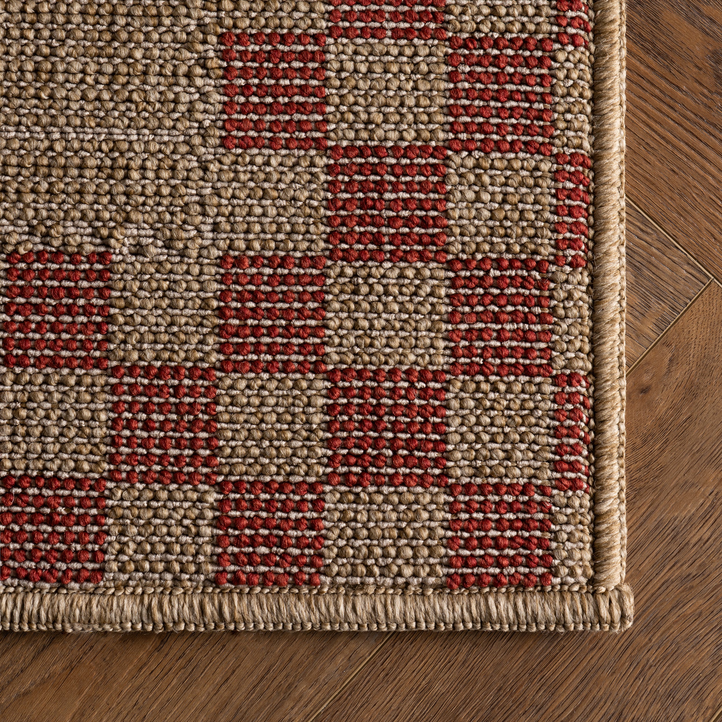 Nuloom Prisellae Bordered Checkered Indoor/Outdoor Area Rug - Image 6