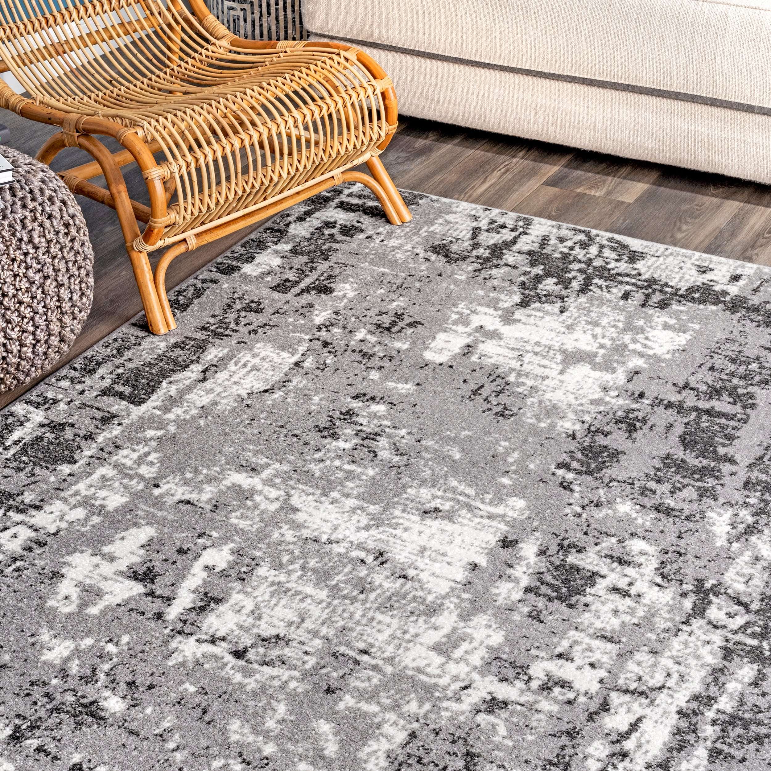 Margot Strained Abstract Area Rug - Image 3