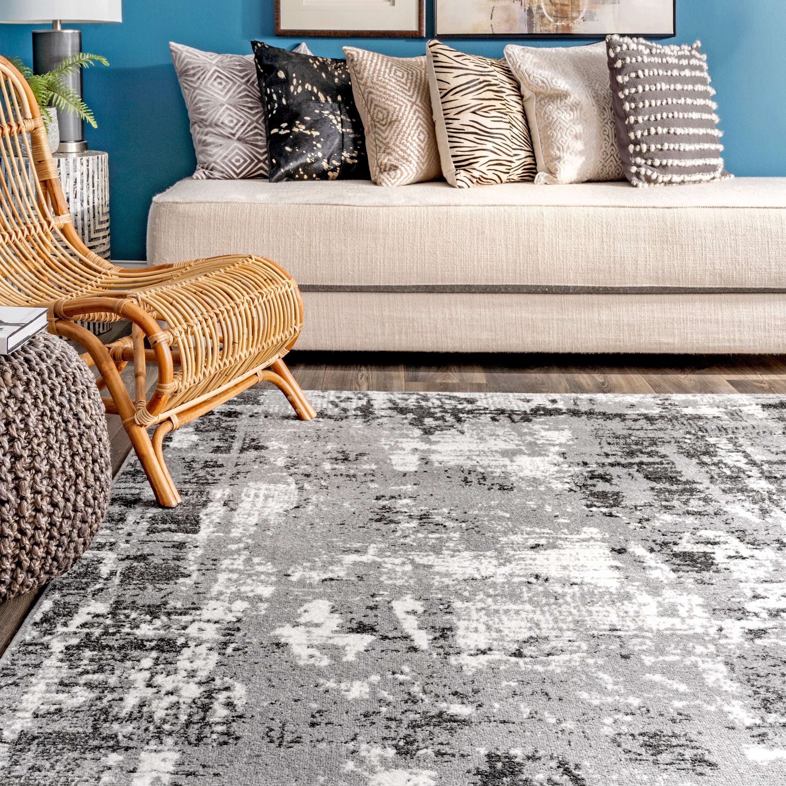 Margot Strained Abstract Area Rug - Image 4