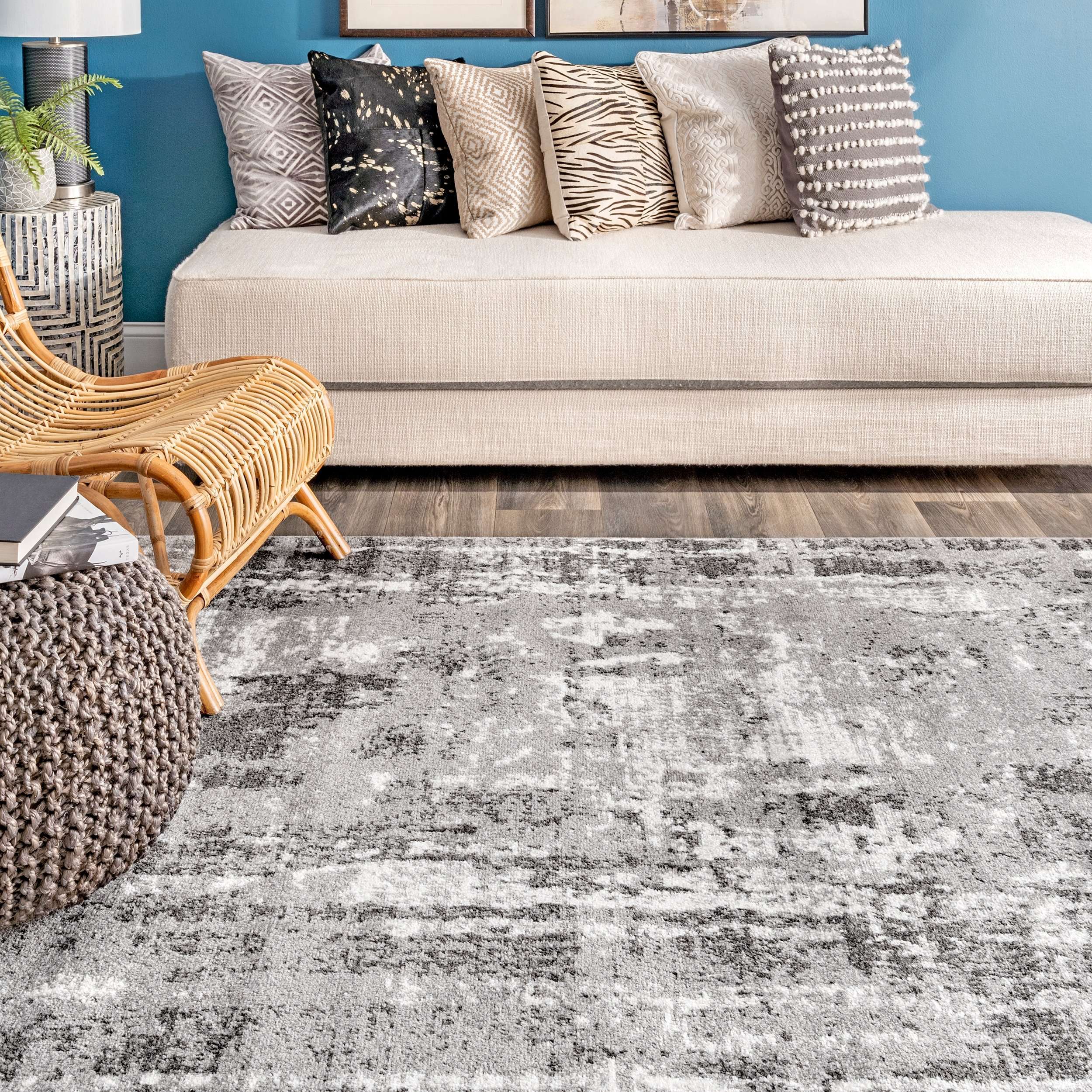 Margot Strained Abstract Area Rug - Image 5