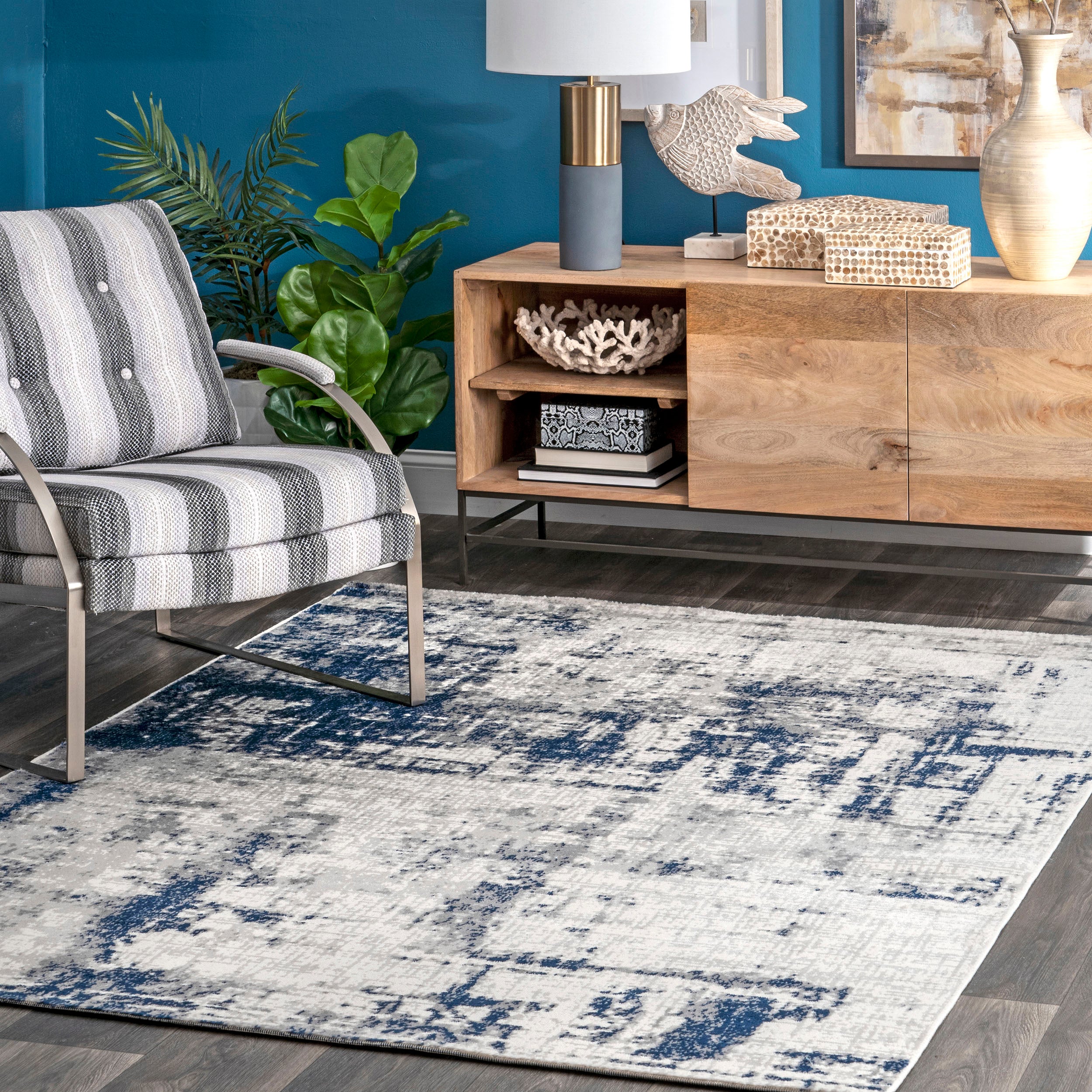 Madalynn Modern Abstract Area Rug - Image 2
