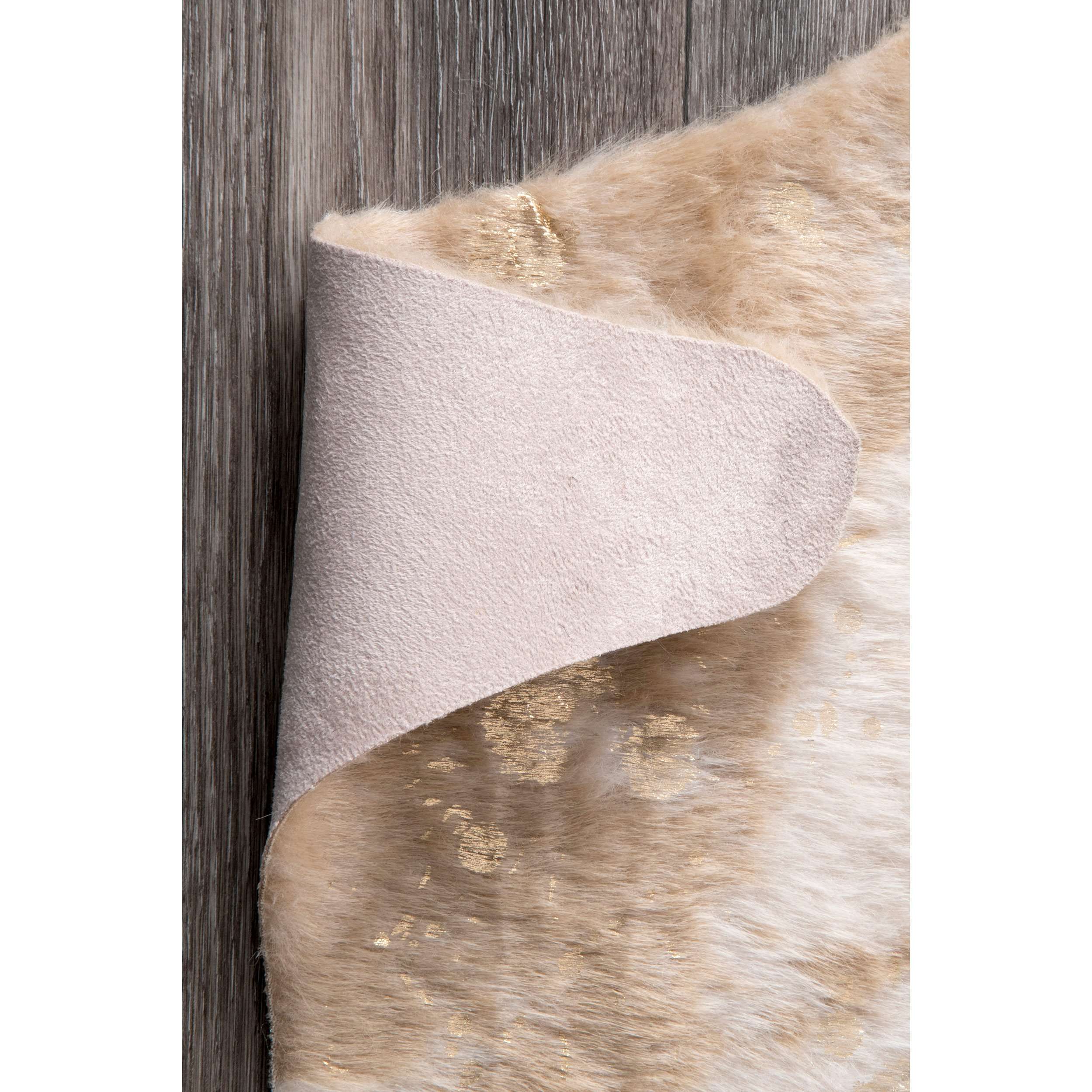 Iraida Faux Cowhide Area Rug - Image 8