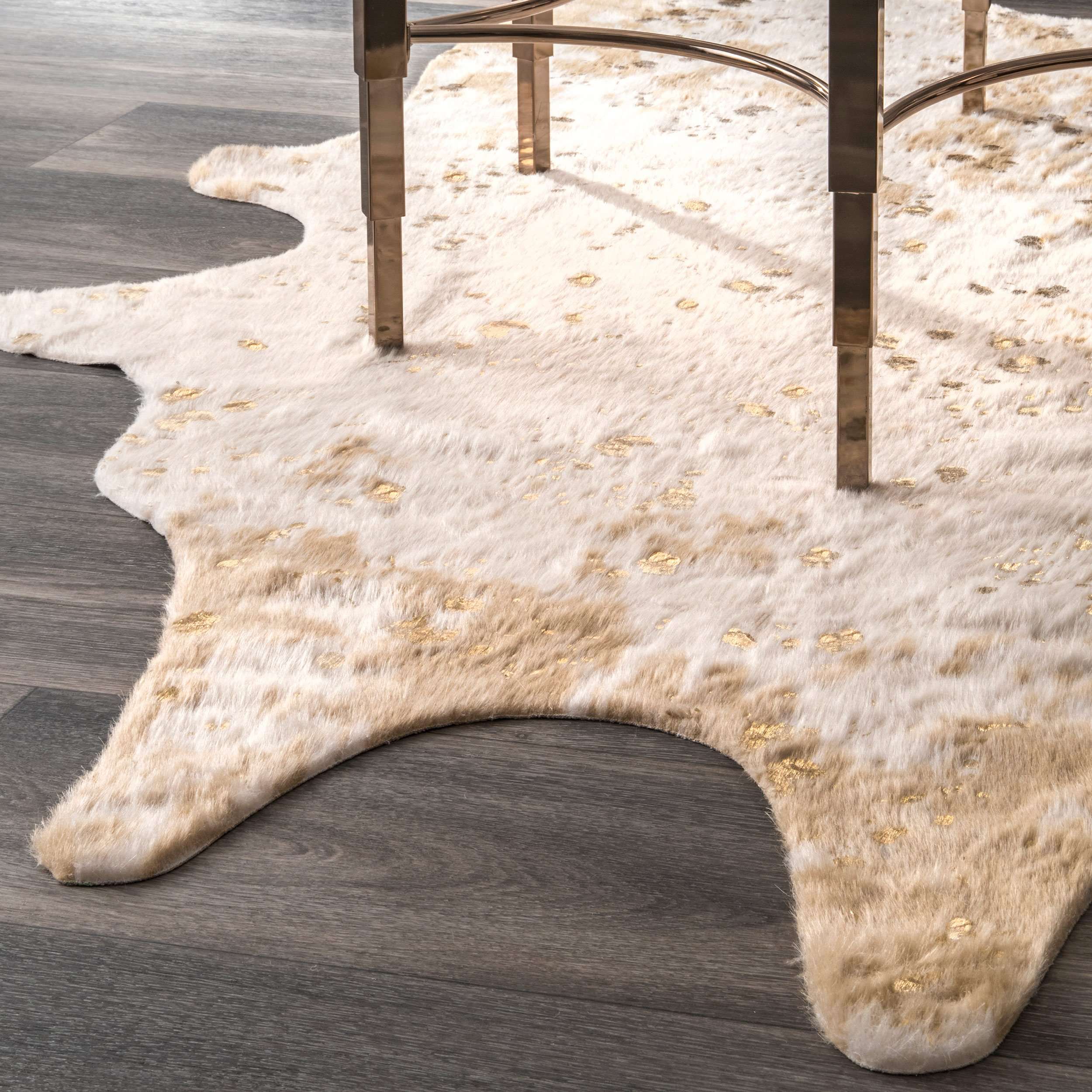 Iraida Faux Cowhide Area Rug - Image 10