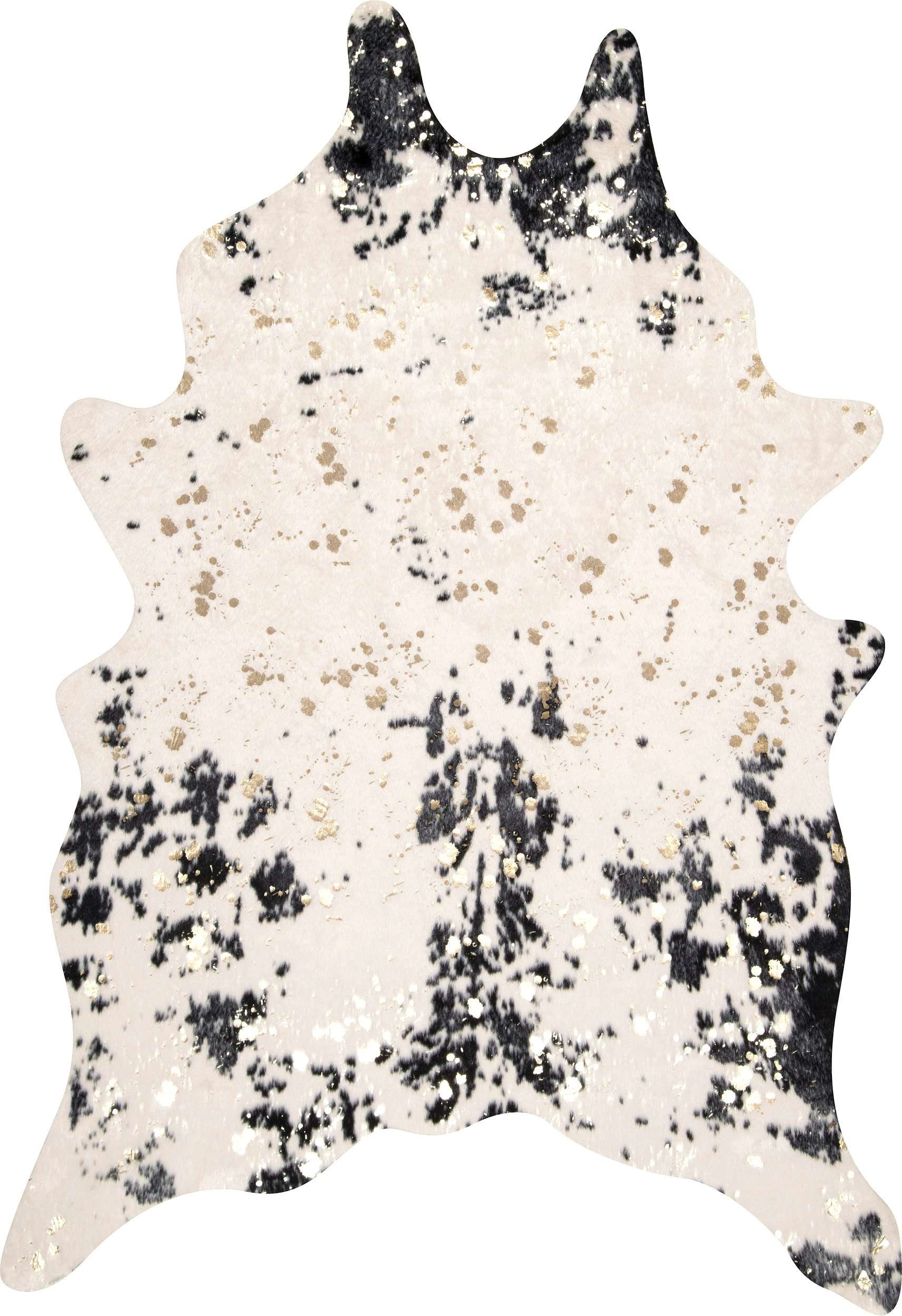Iraida Faux Cowhide Area Rug - Image 3