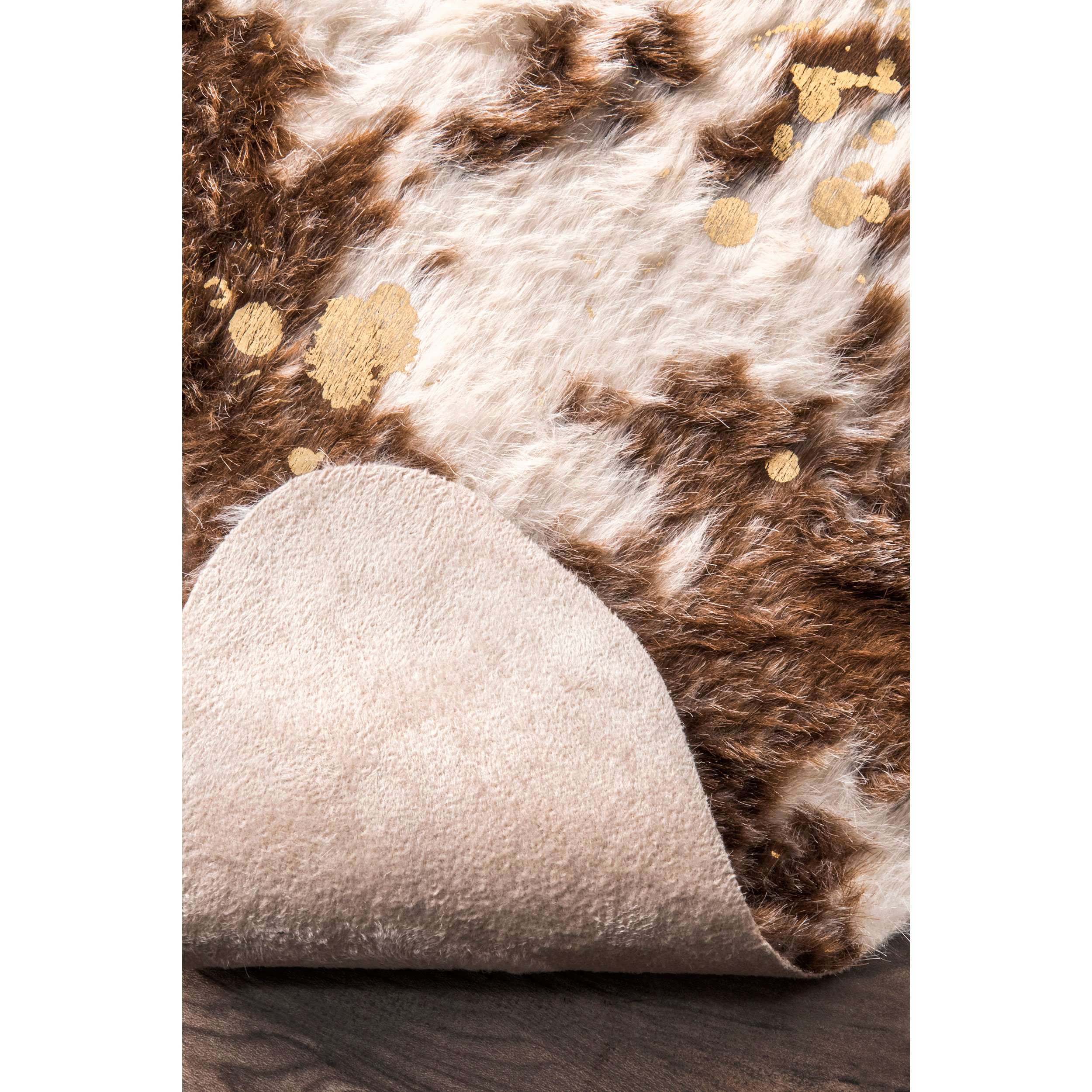 Iraida Faux Cowhide Area Rug - Image 14