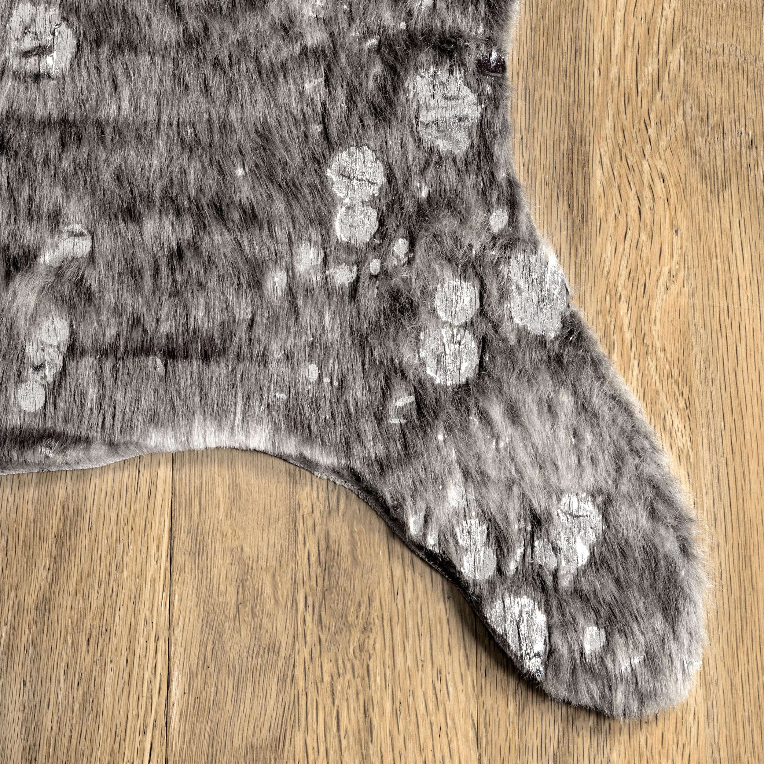 Tinley Spotted Faux Cowhide Area Rug - Image 4