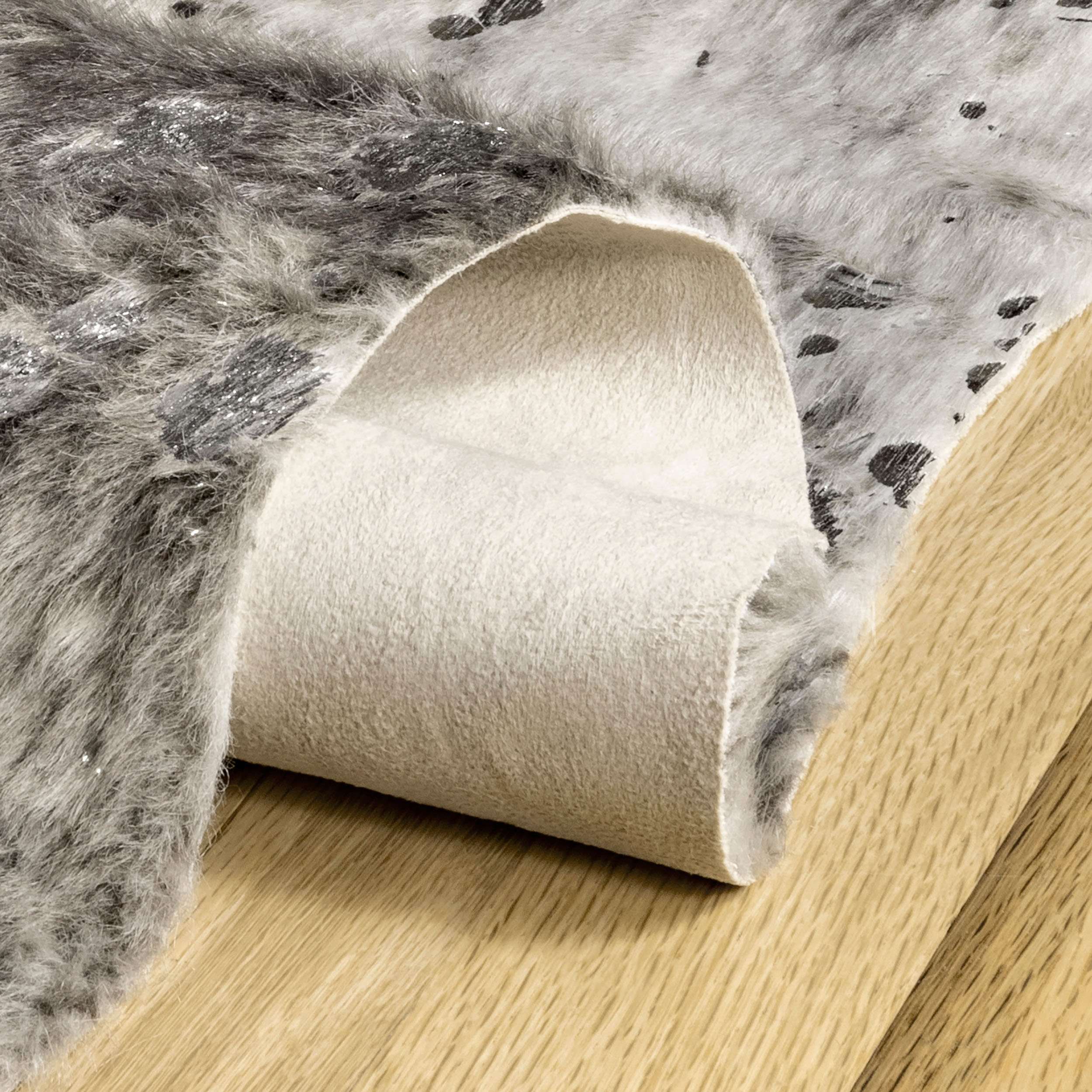 Tinley Spotted Faux Cowhide Area Rug - Image 7