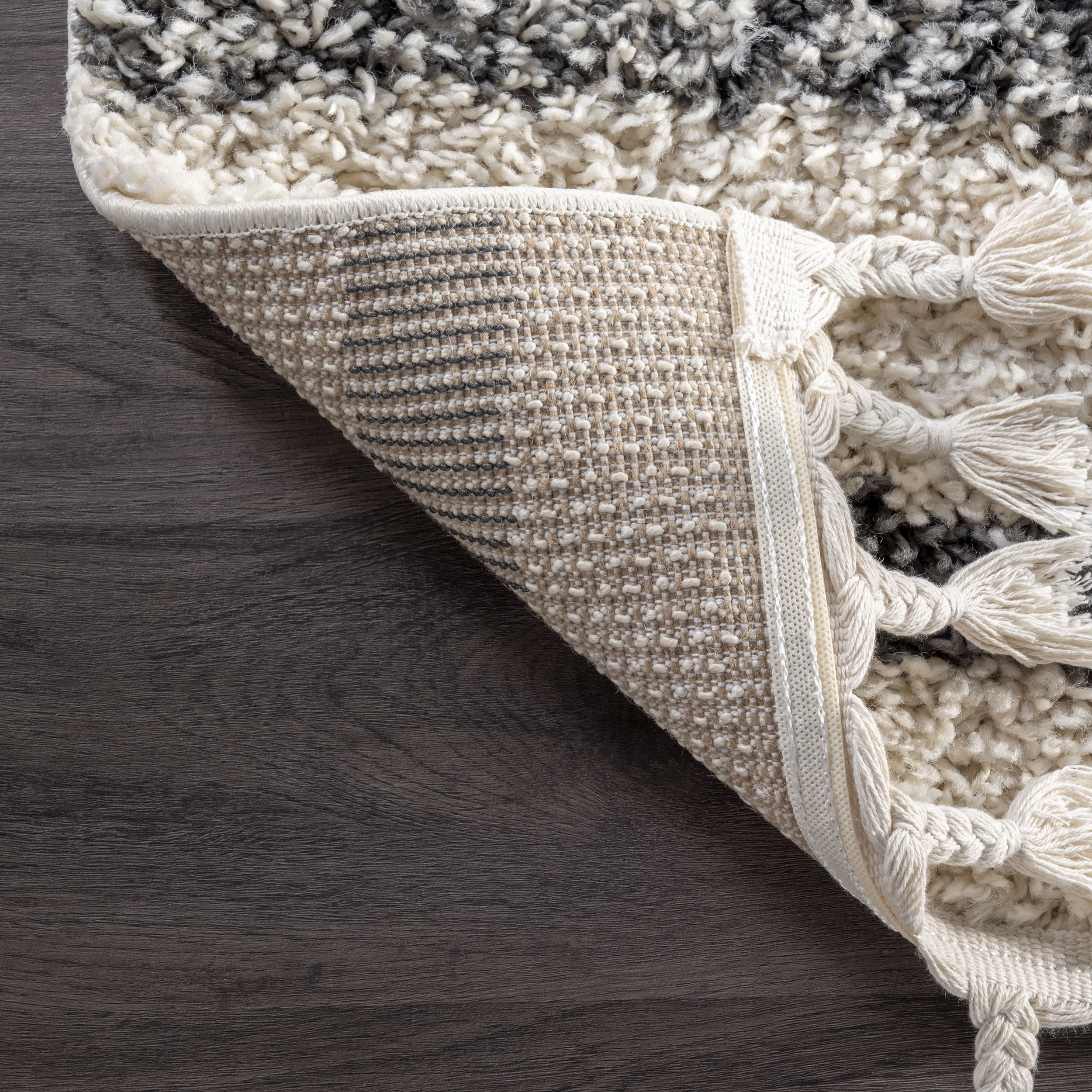 Kiera Moroccan Diamond Tassel Area Rug - Image 8