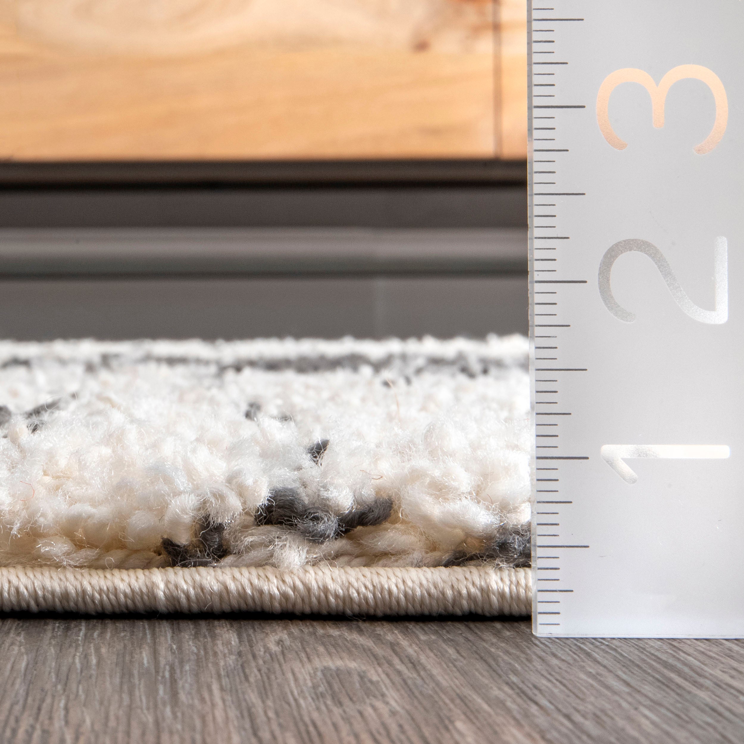 Kiera Moroccan Diamond Tassel Area Rug - Image 6