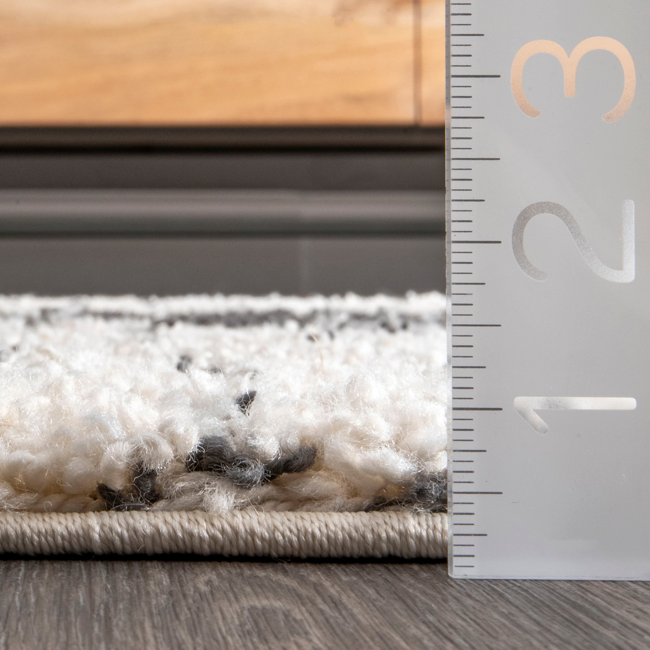 Kiera Moroccan Diamond Tassel Area Rug - Image 5