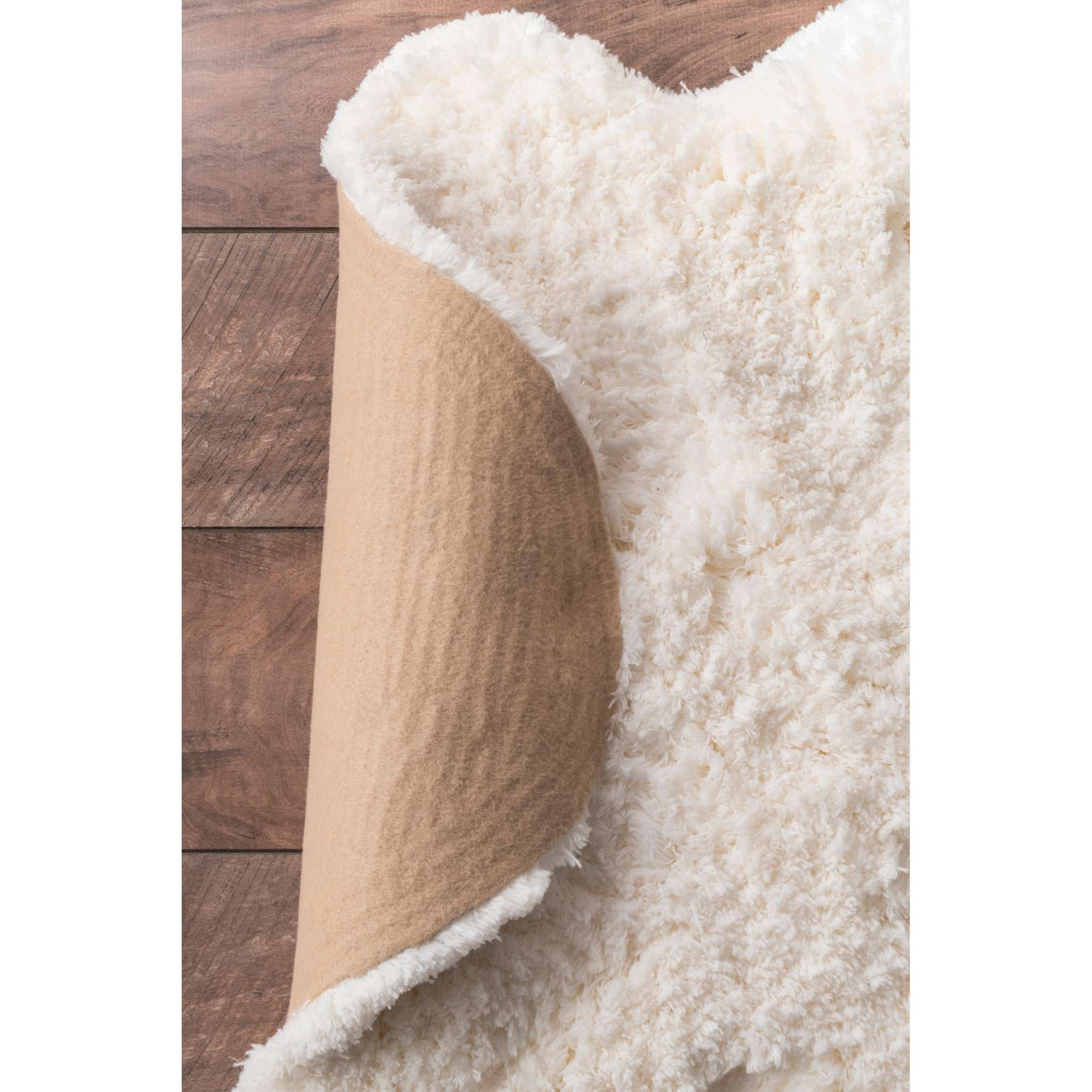 Hand Tufted One and a Half Piece Faux Sheepskin - Image 3