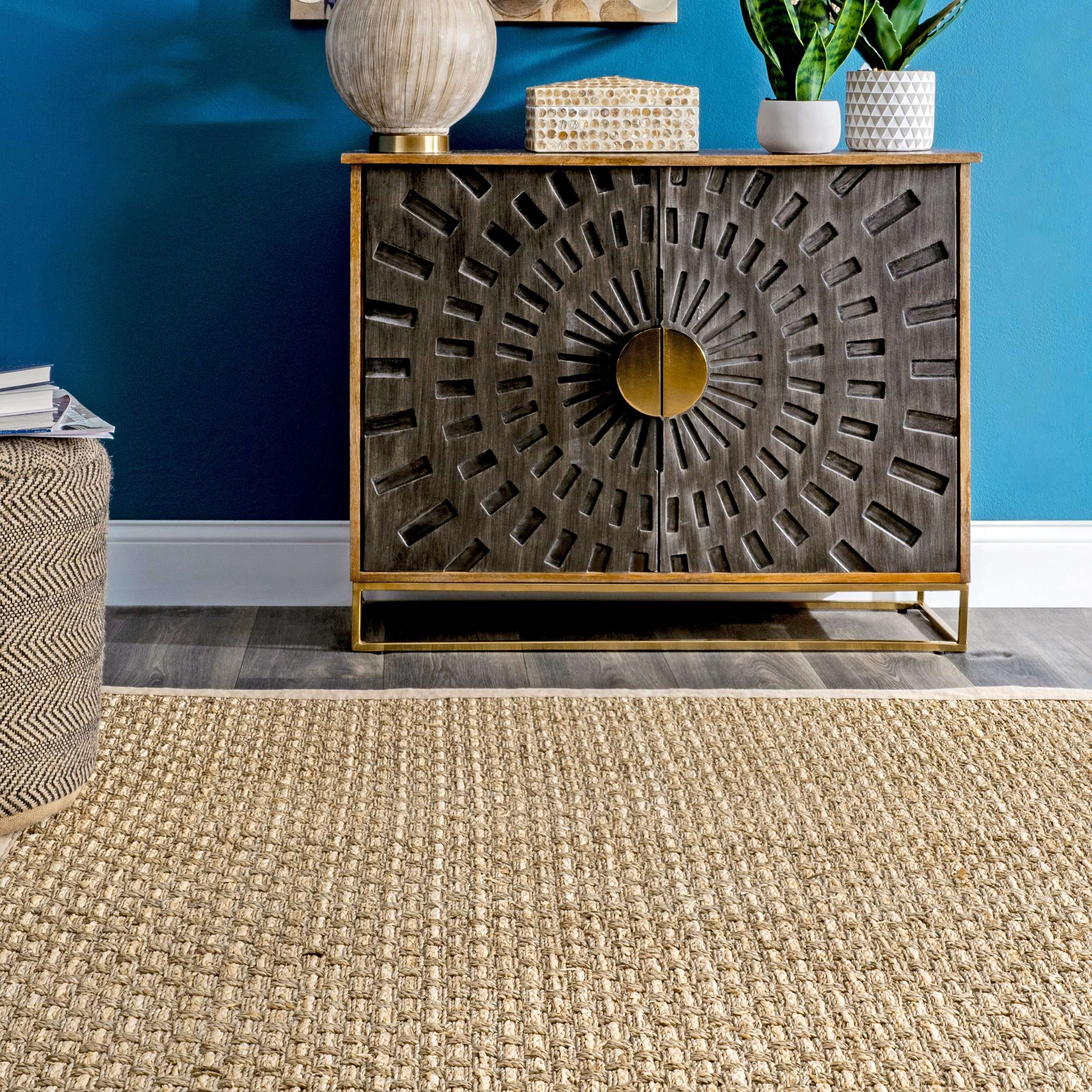 Spero Seagrass Basketweave Area Rug - Image 5