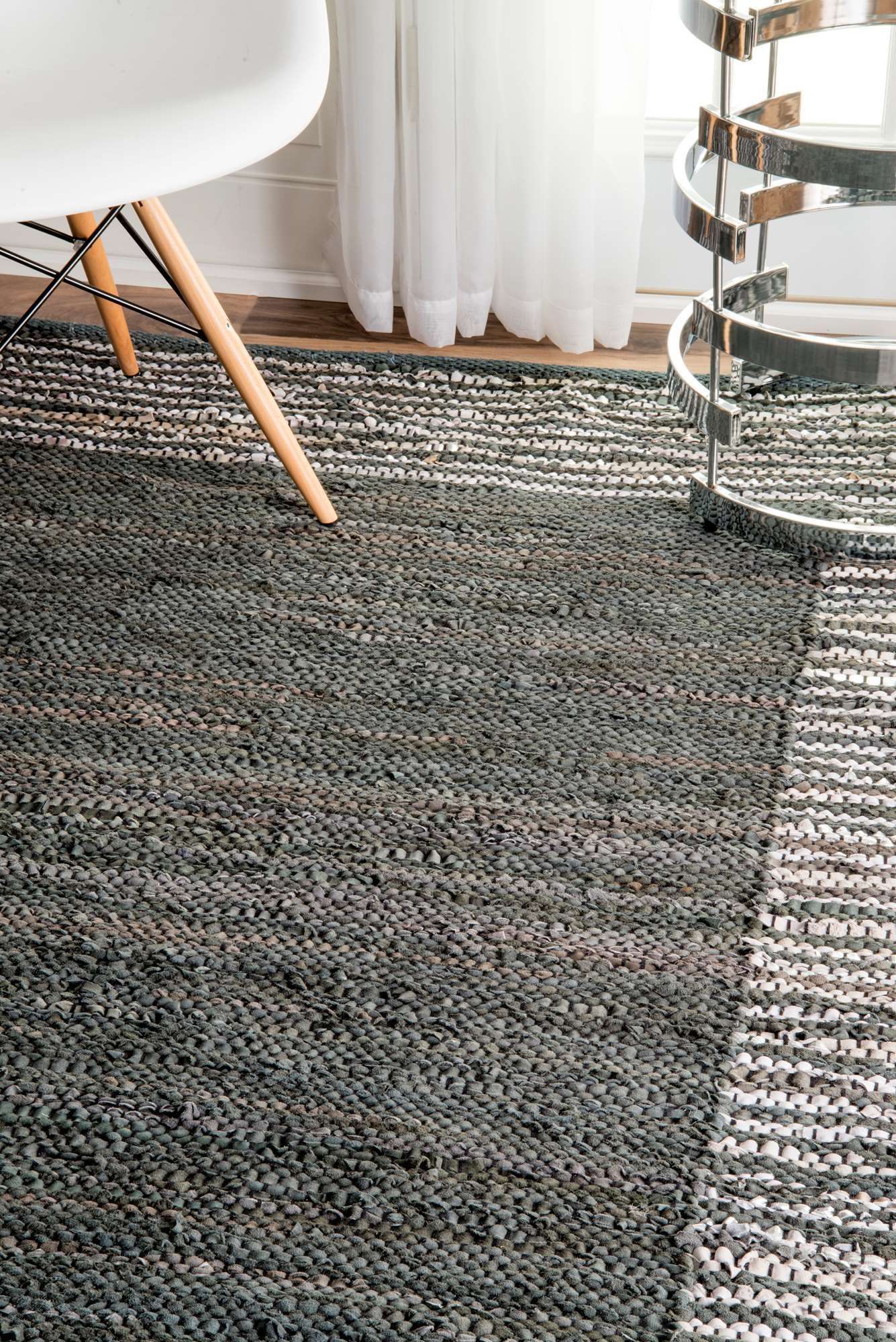 Handwoven Solid Striped Border Neta - Image 4