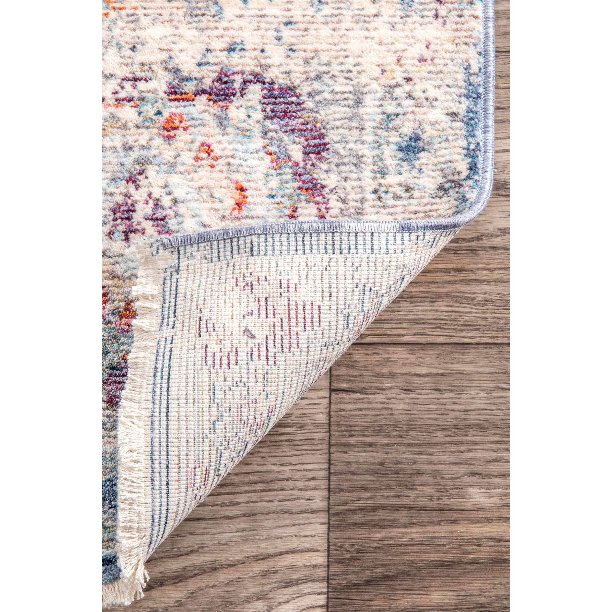 Vintage Glynn Medallion Fringe Area Rug - Image 4