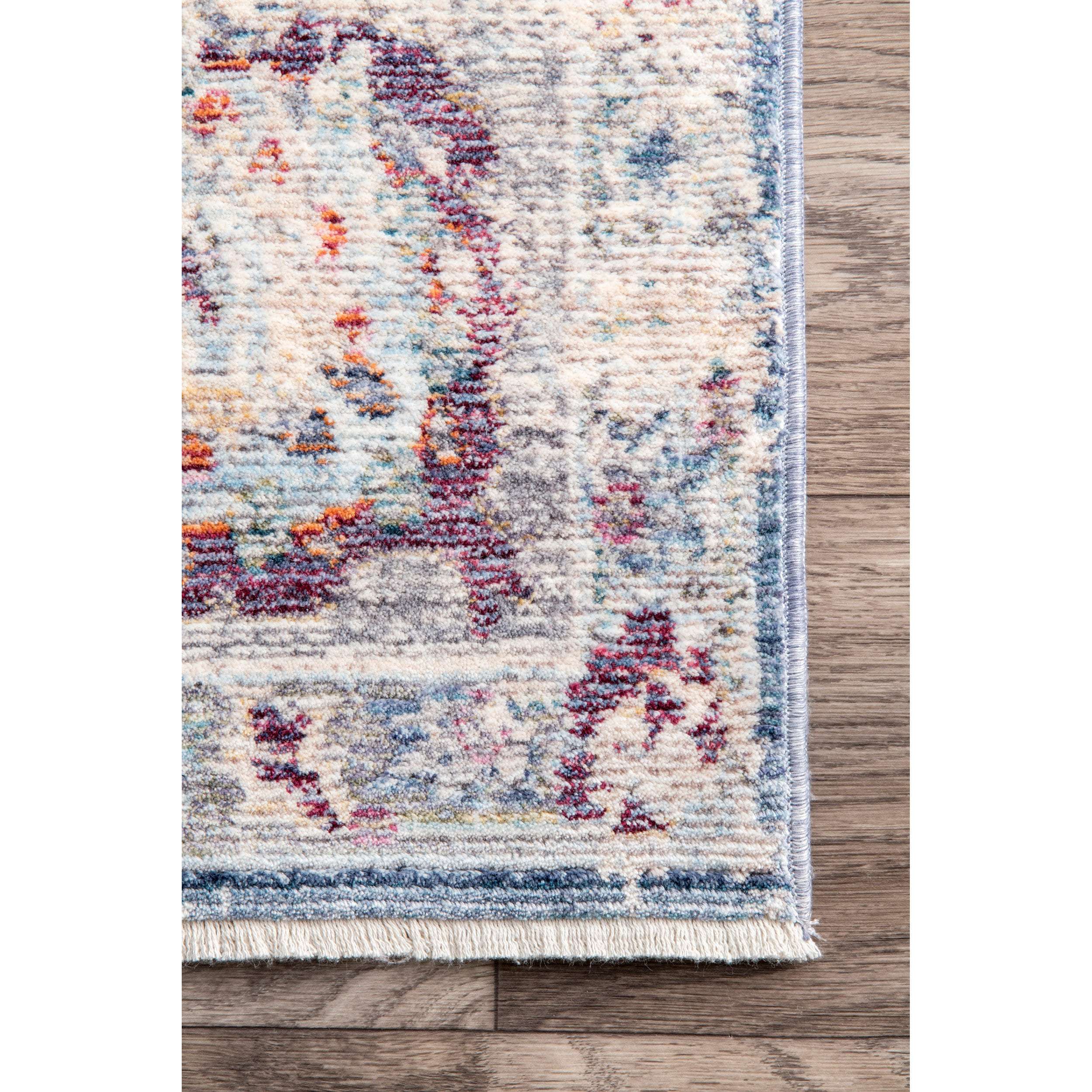 Vintage Glynn Medallion Fringe Area Rug - Image 3