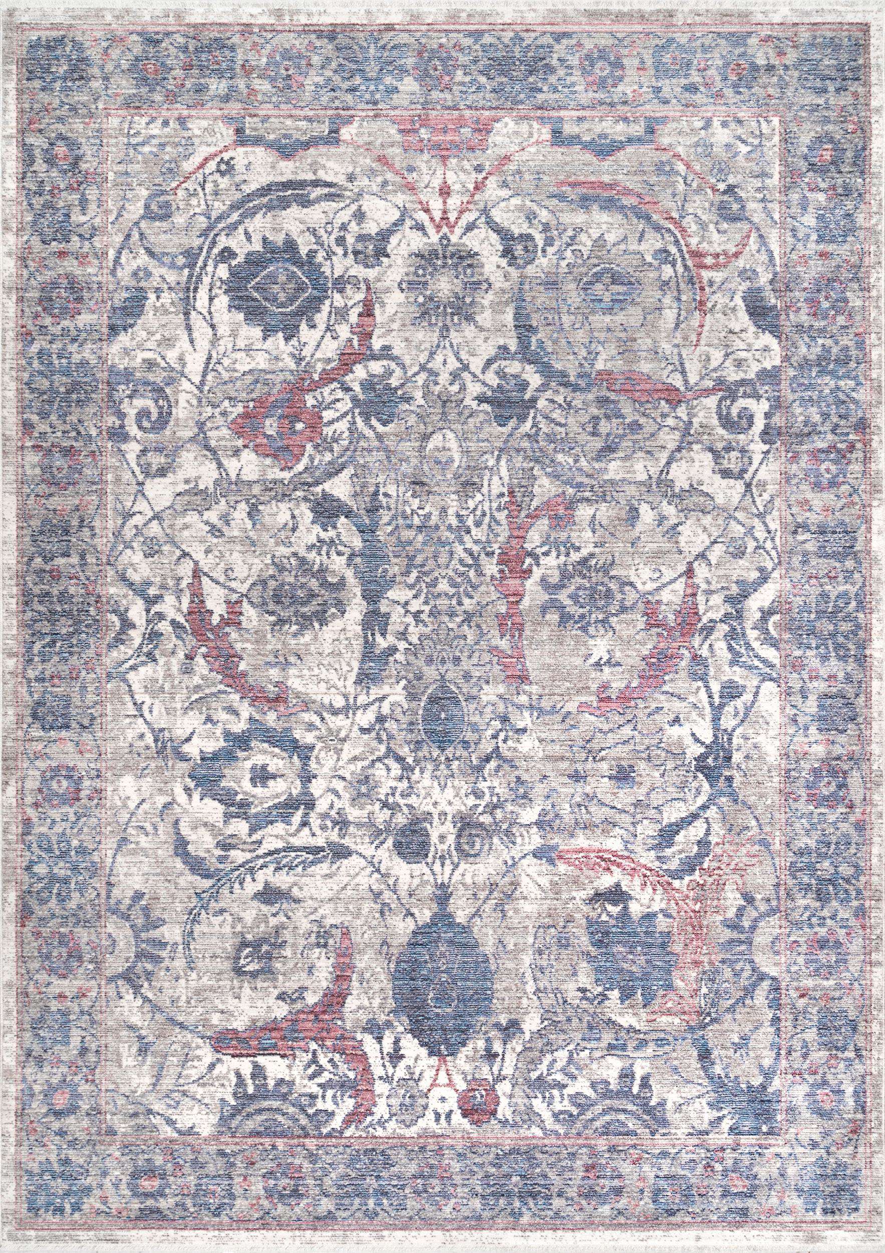 Vintage Sonia Persian Fringe Area Rug