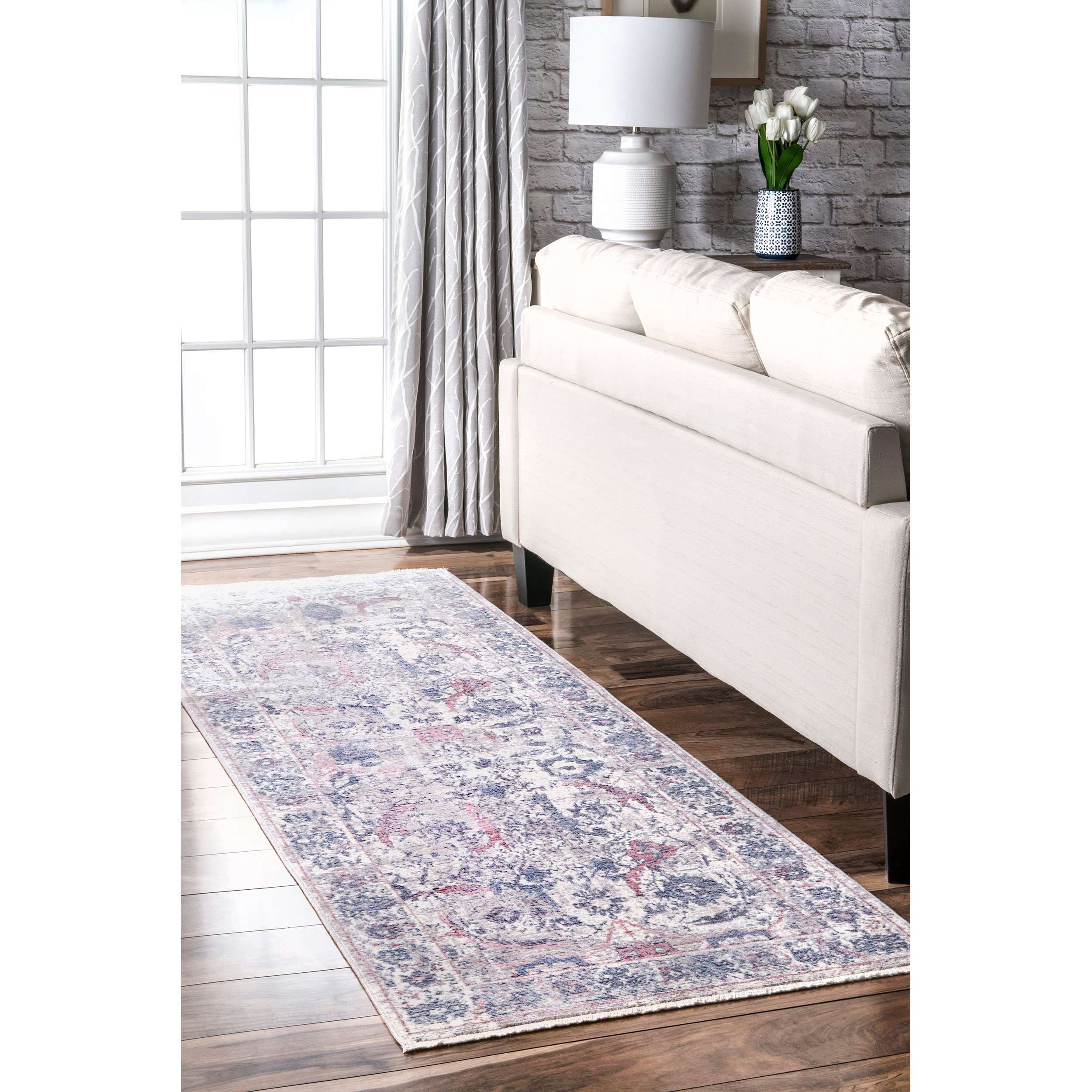 Vintage Sonia Persian Fringe Area Rug - Image 6