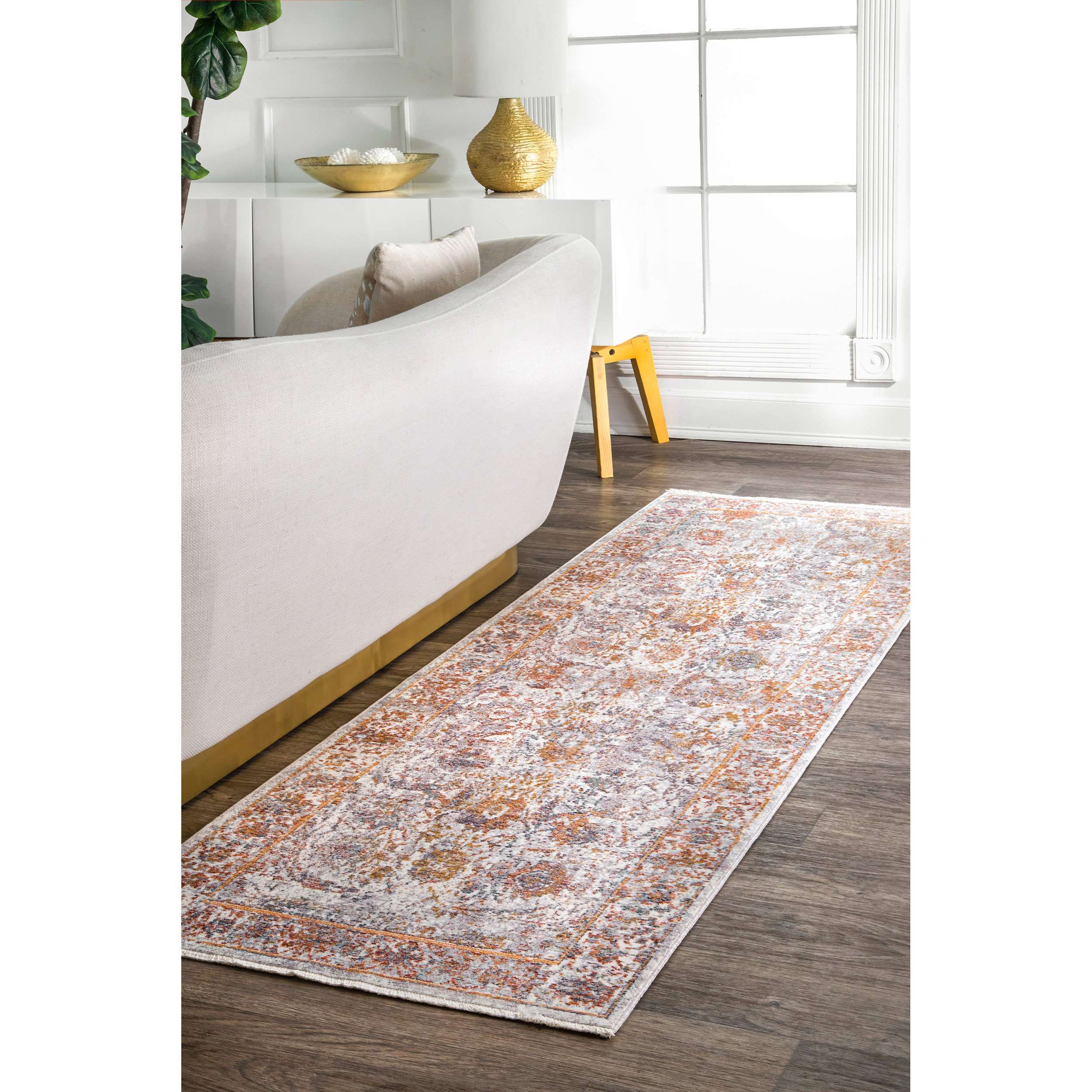 Vintage Sonia Persian Fringe Area Rug - Image 8