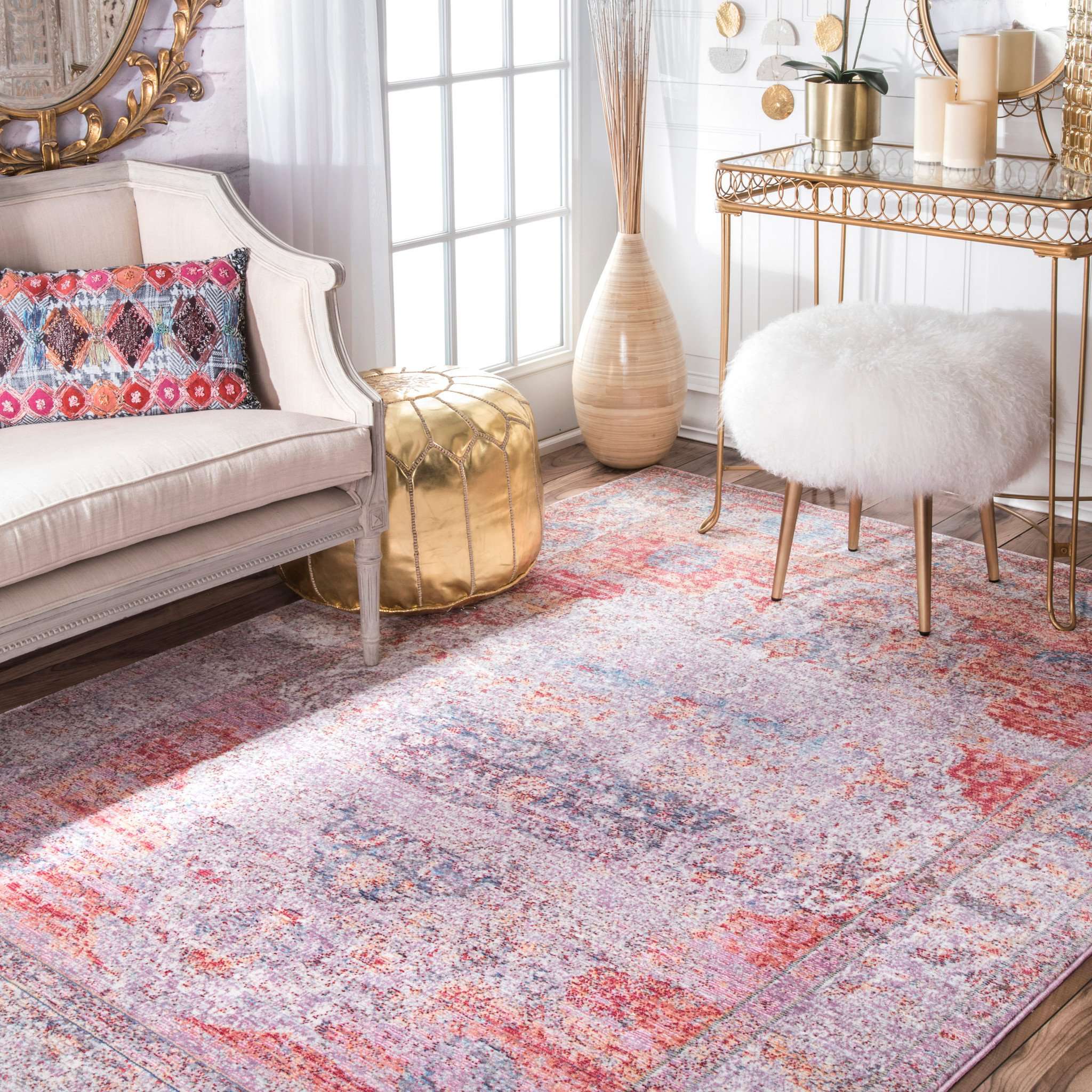 Vintage Medallion Elmer Area Rug - Image 2