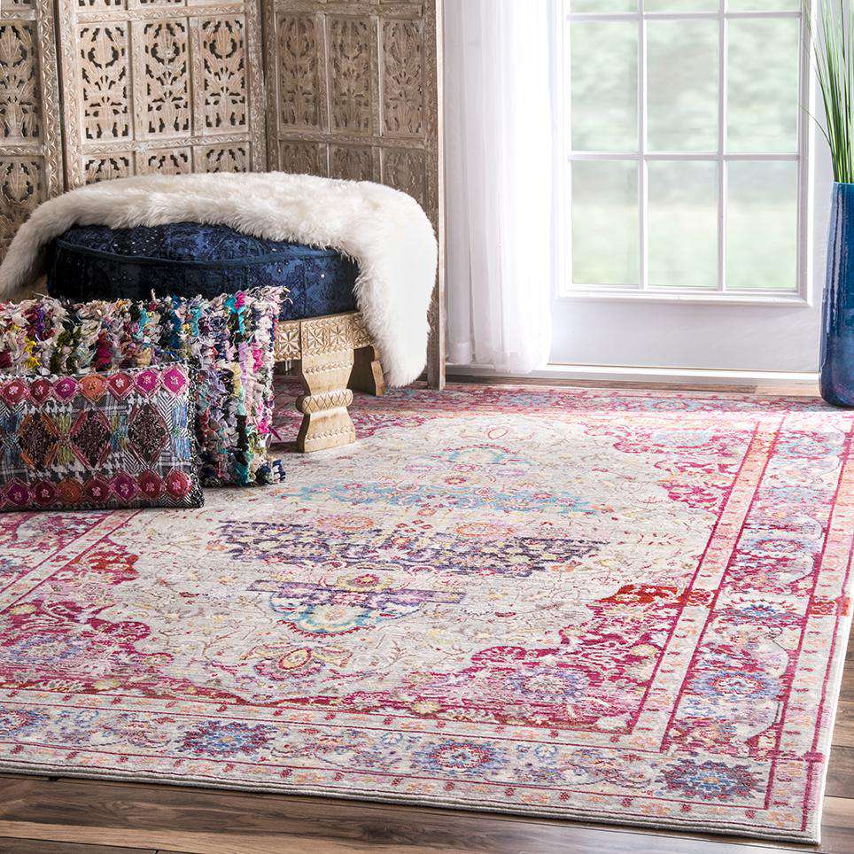 Vintage Medallion Elmer Area Rug - Image 4