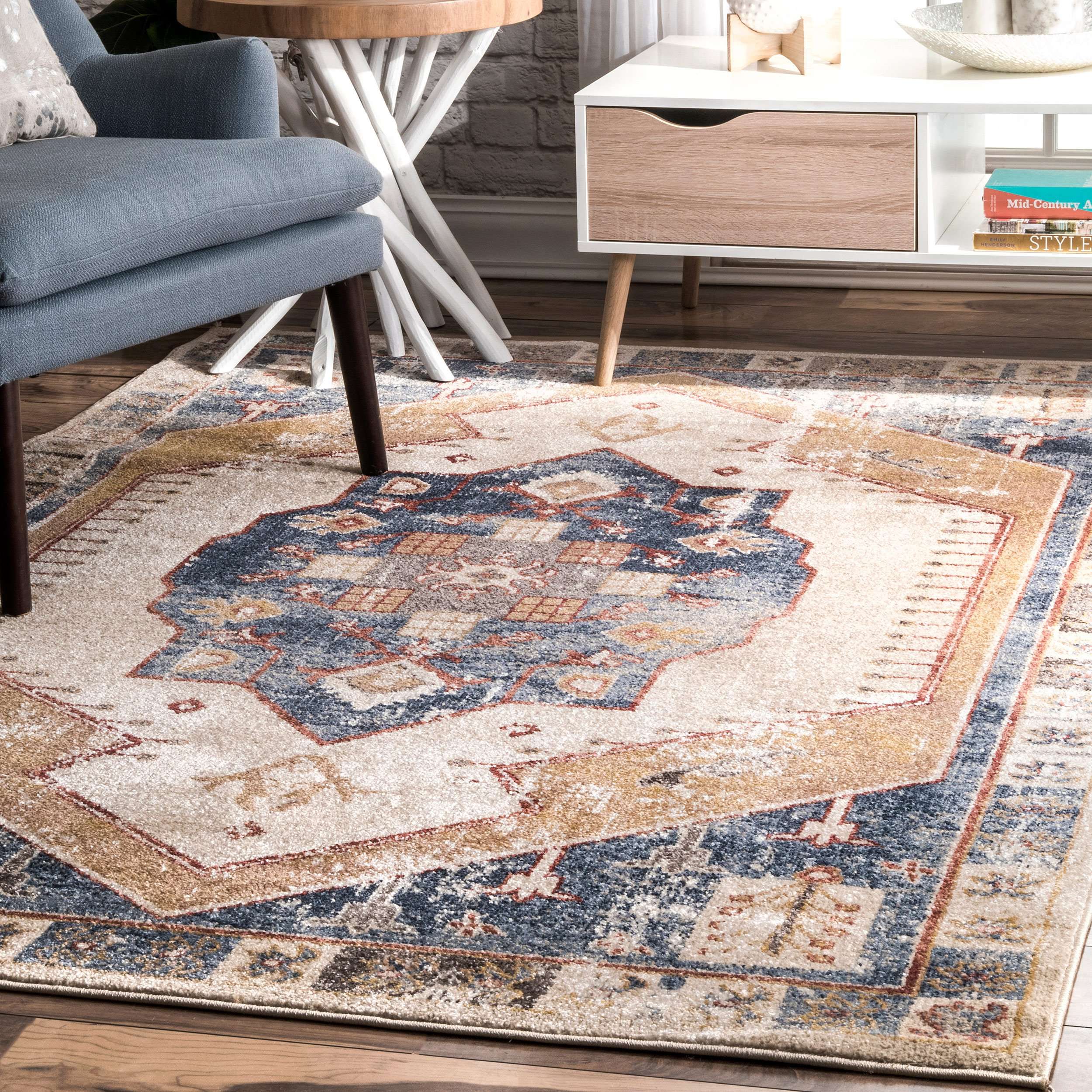 Transitional Chivonne Medallion Area Rug - Image 2