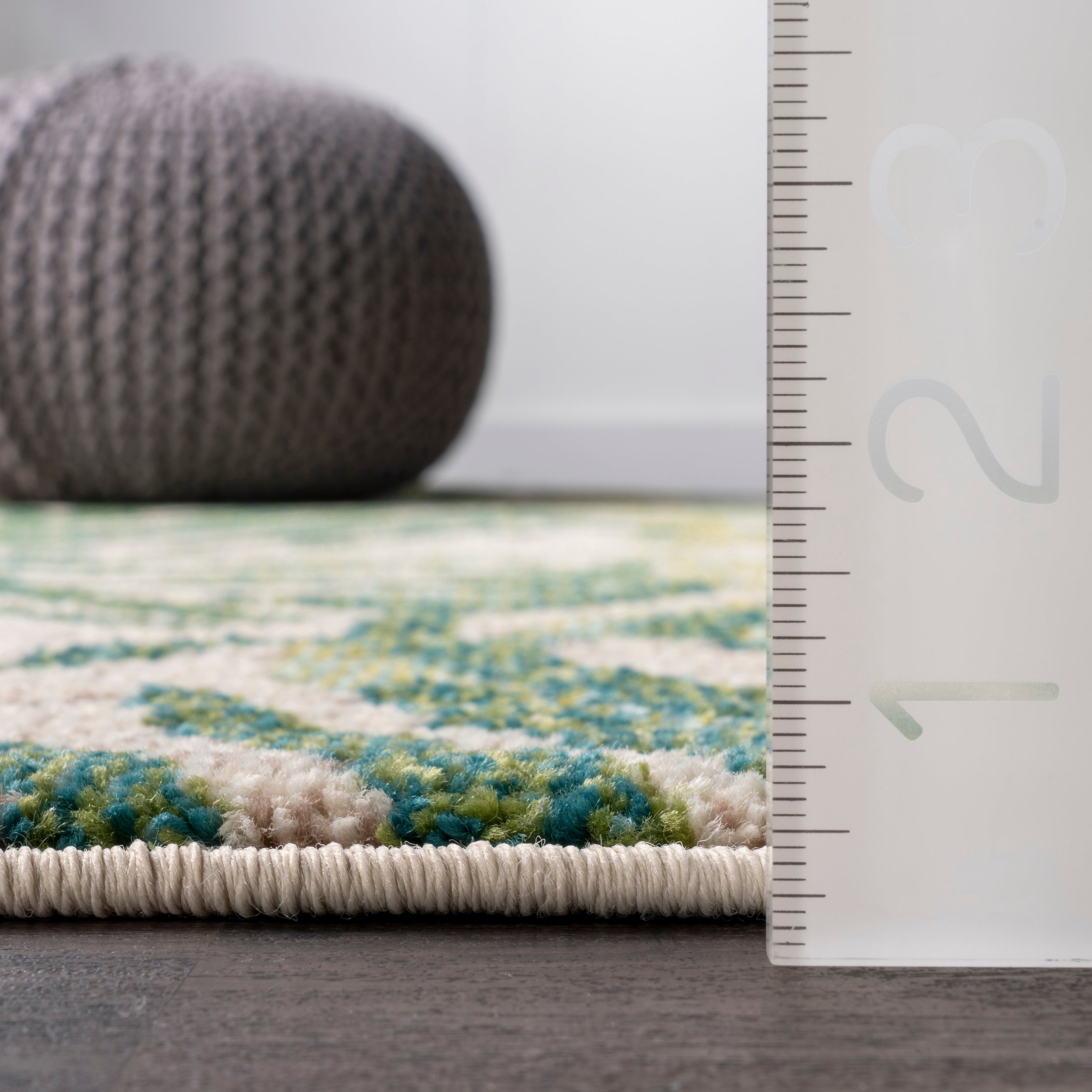 Cali Abstract Leaves Area Rug - Image 4