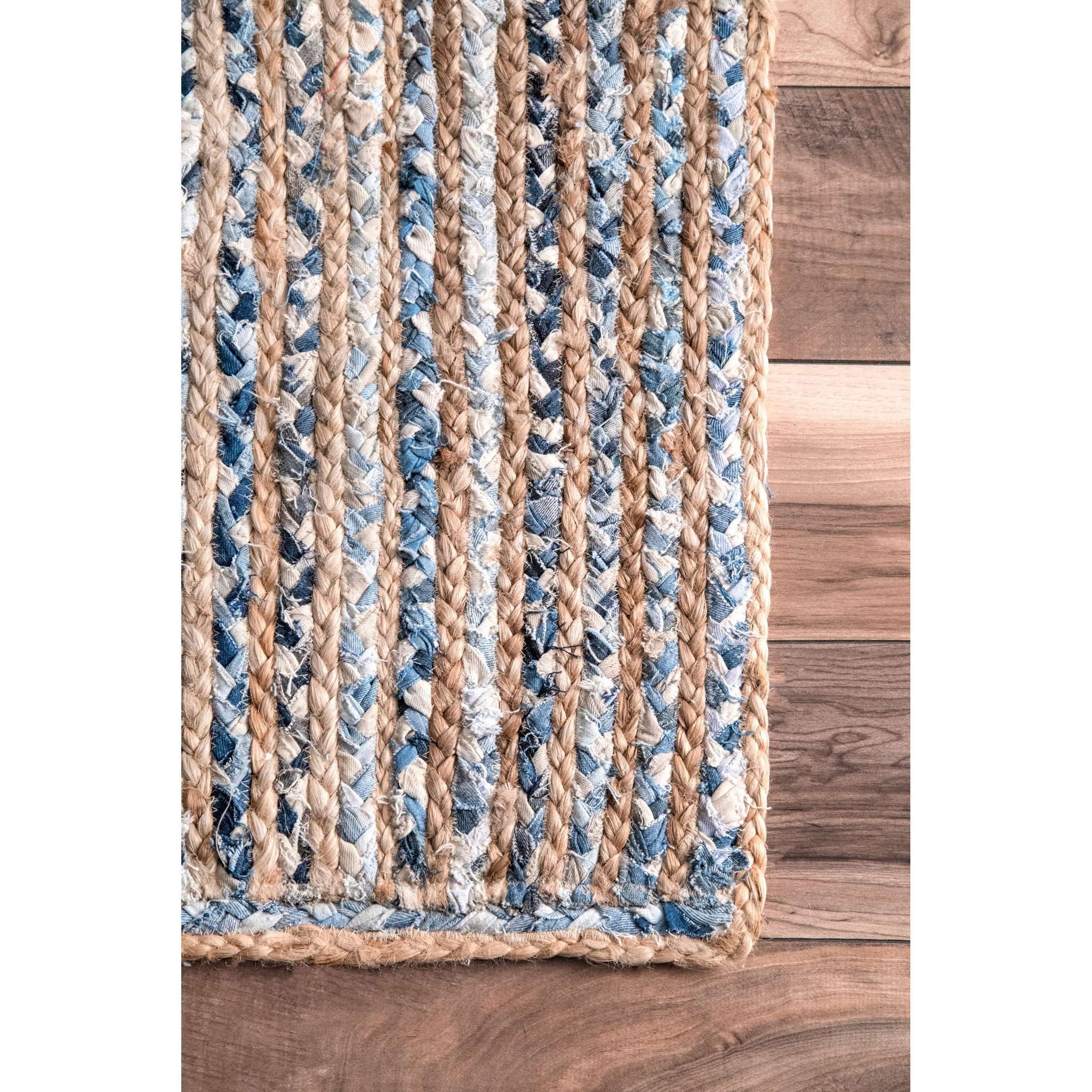 Hand Braided Striped Dara Jute - Image 3